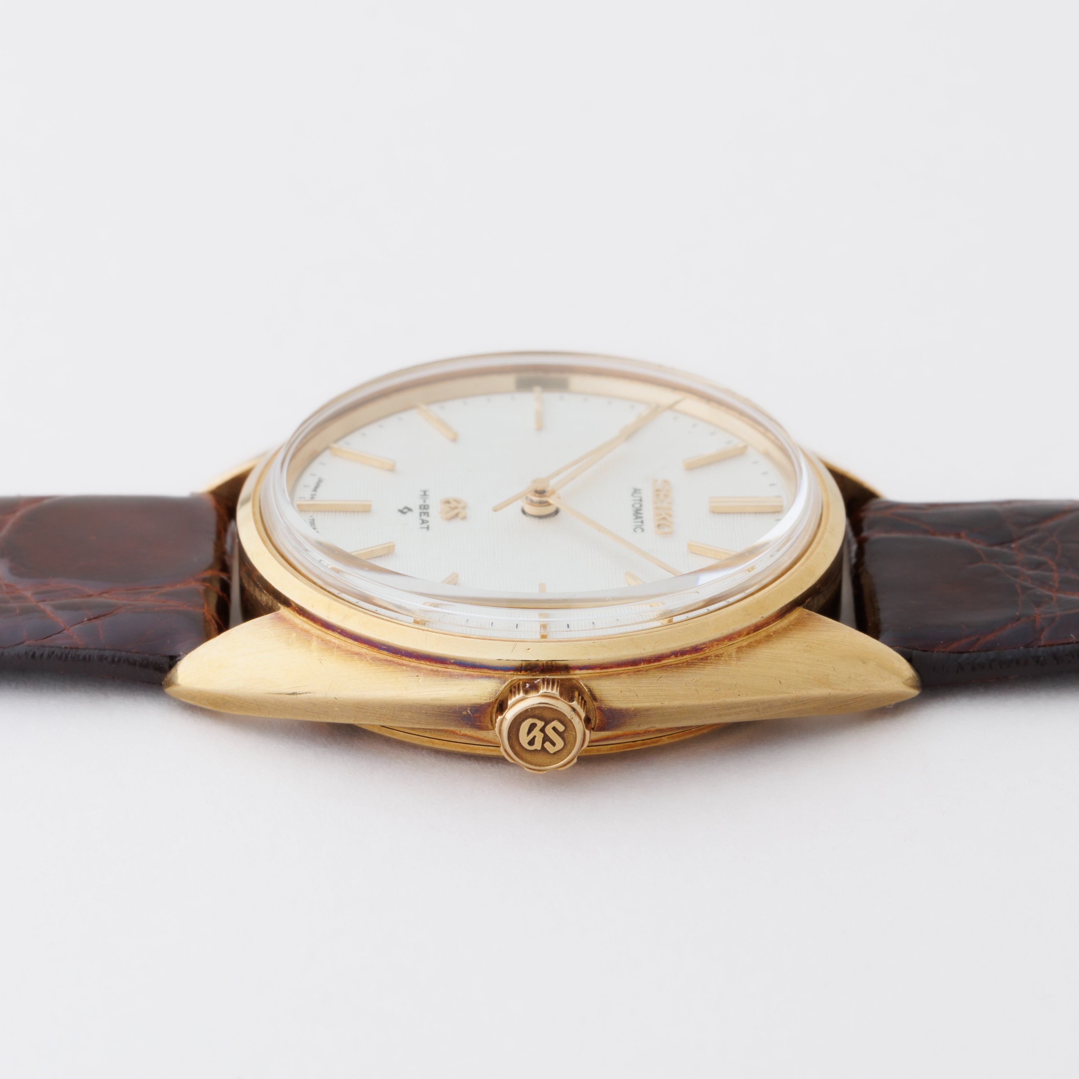 グランドセイコー18金無垢ケース 1973年製 Ref.5641-7005 ノンデイト自動巻き