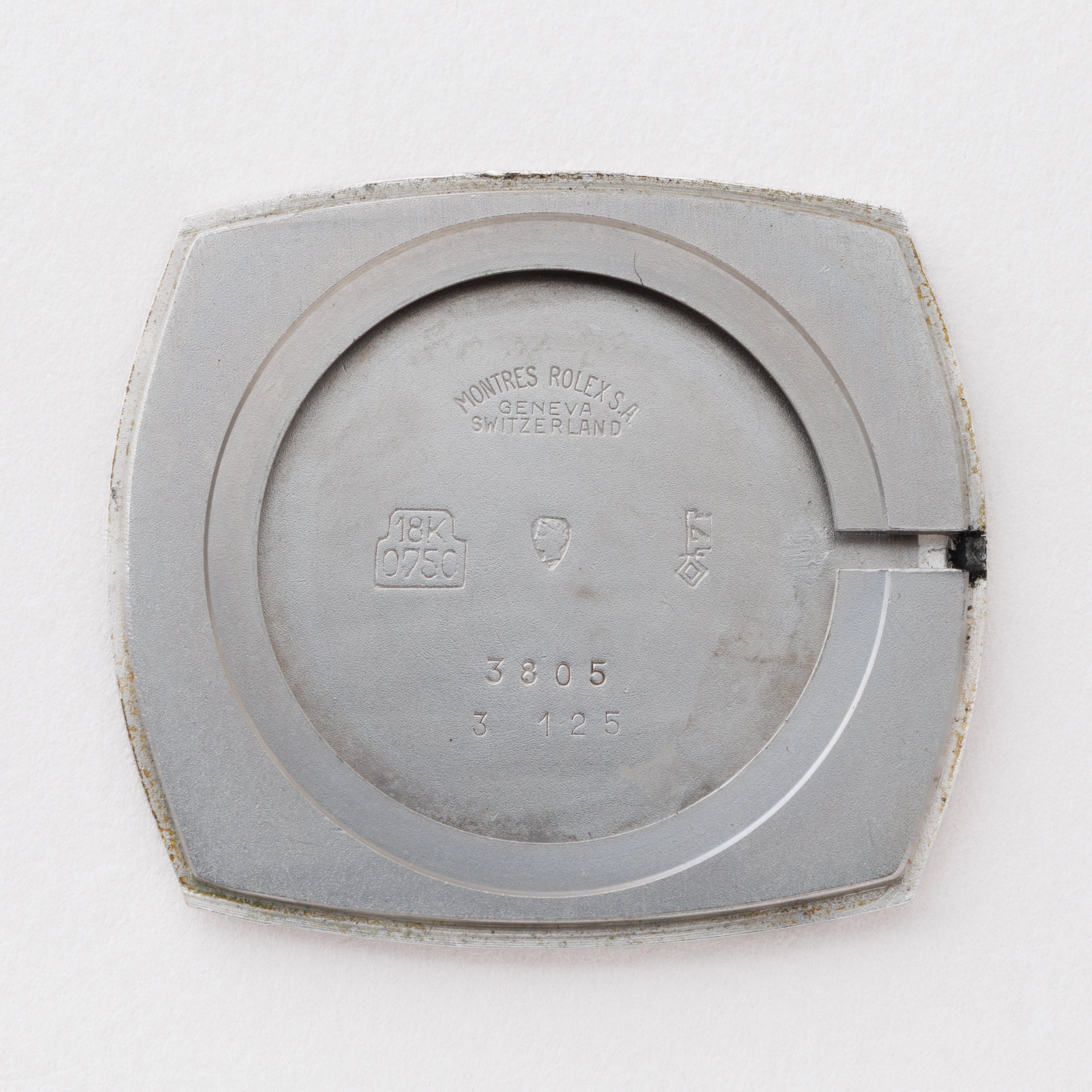 ロレックス チェリーニ 1973年製 Ref.3805 18金ホワイトゴールド 純正尾錠付き