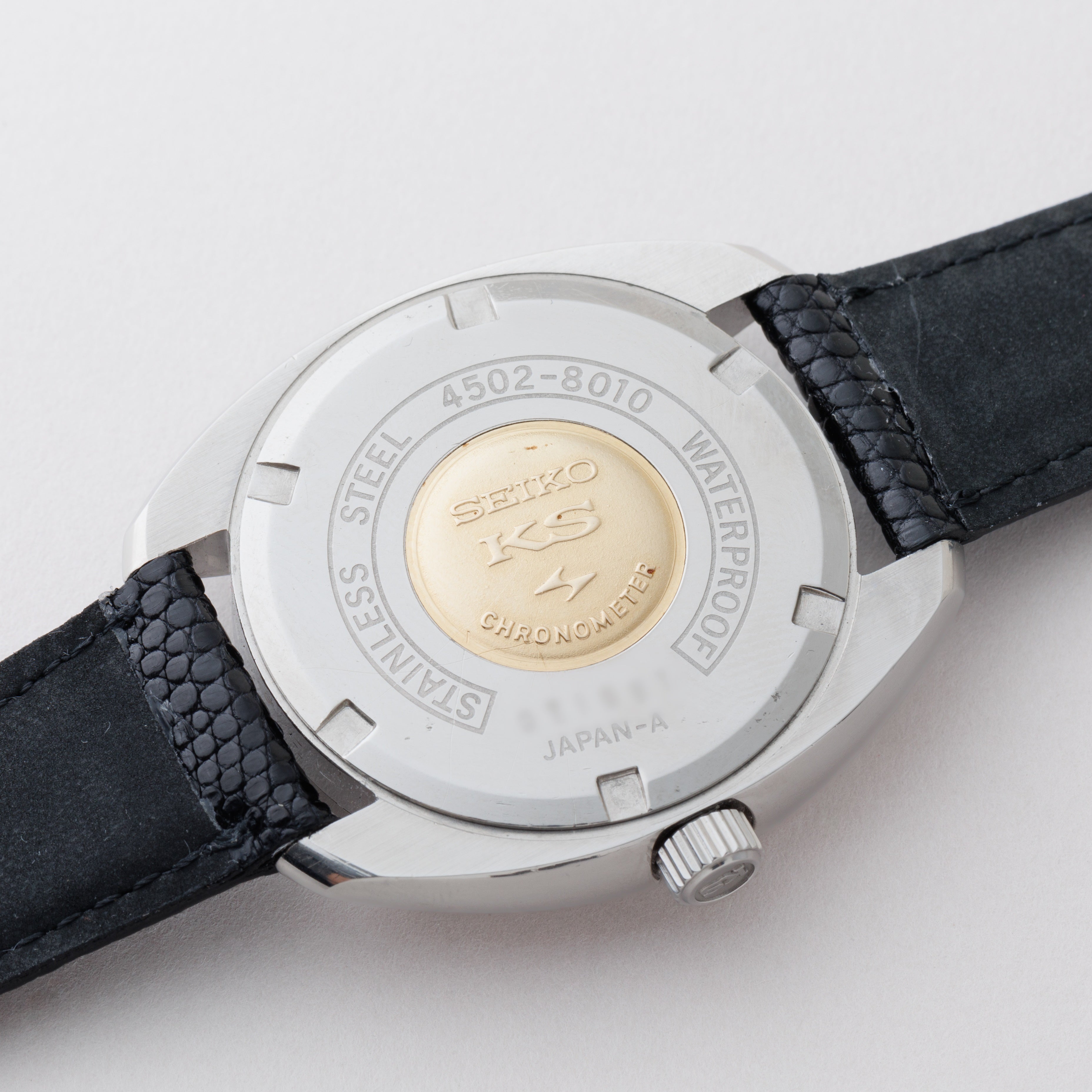 キングセイコー クロノメーター 10振動手巻き 45KS 1970年製 Ref.4502-8010 純正革ベルト付き