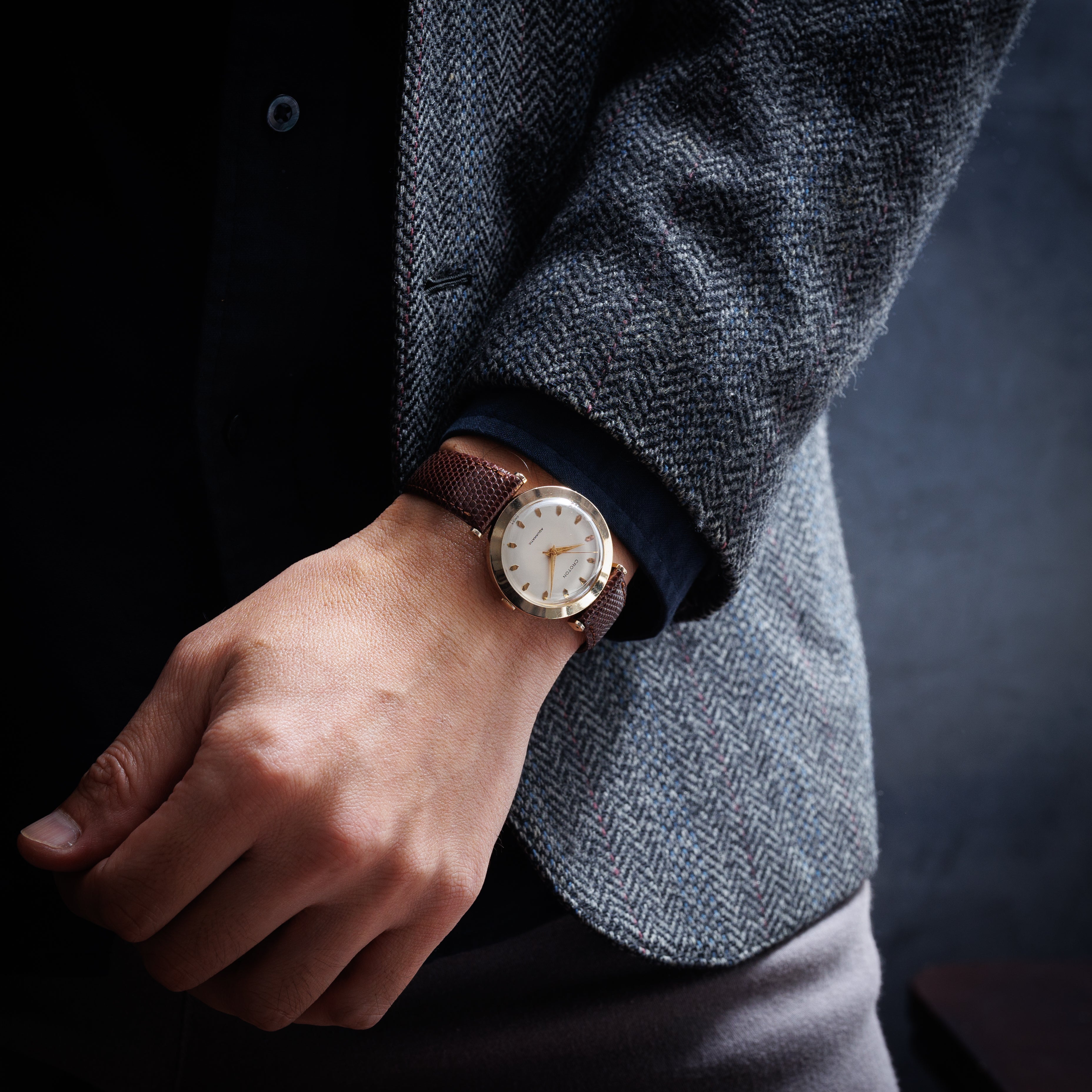 クロトン アクアマチック1960年代製 金張り オートマチック