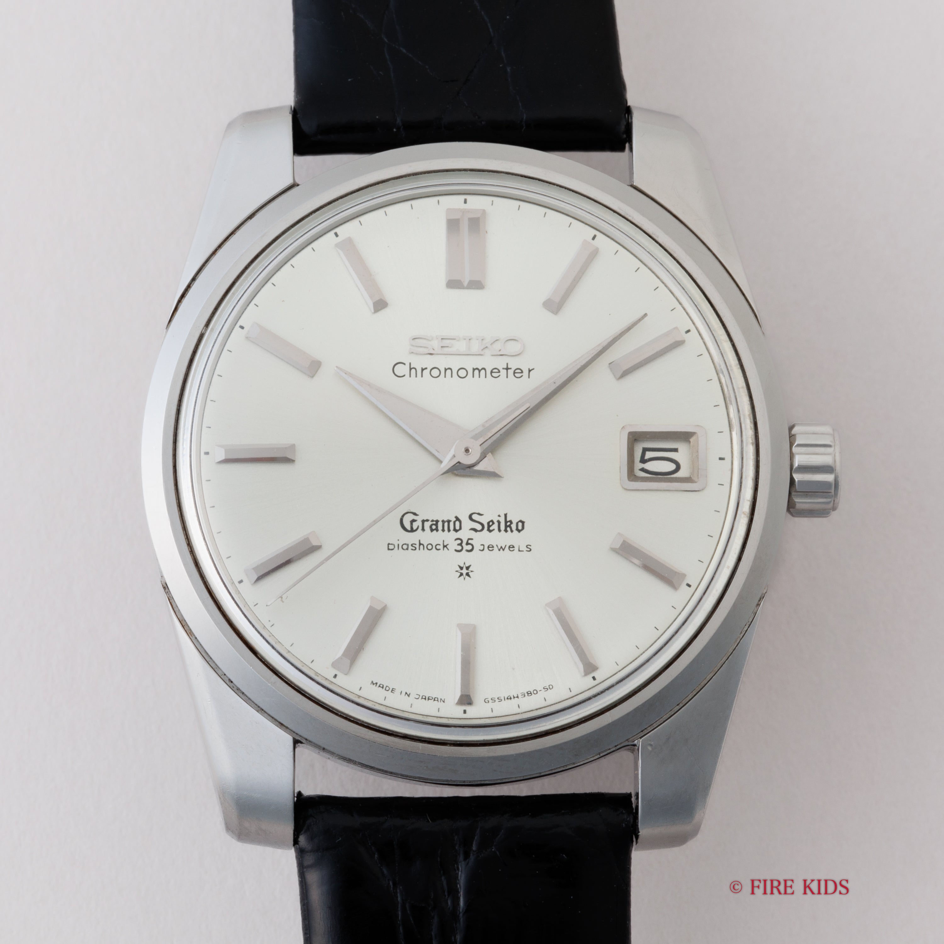 グランドセイコー セルフデーター 1963年製 Ref.43999 GS2nd最初期型 獅子メダル SDダイヤル 純正尾錠付き