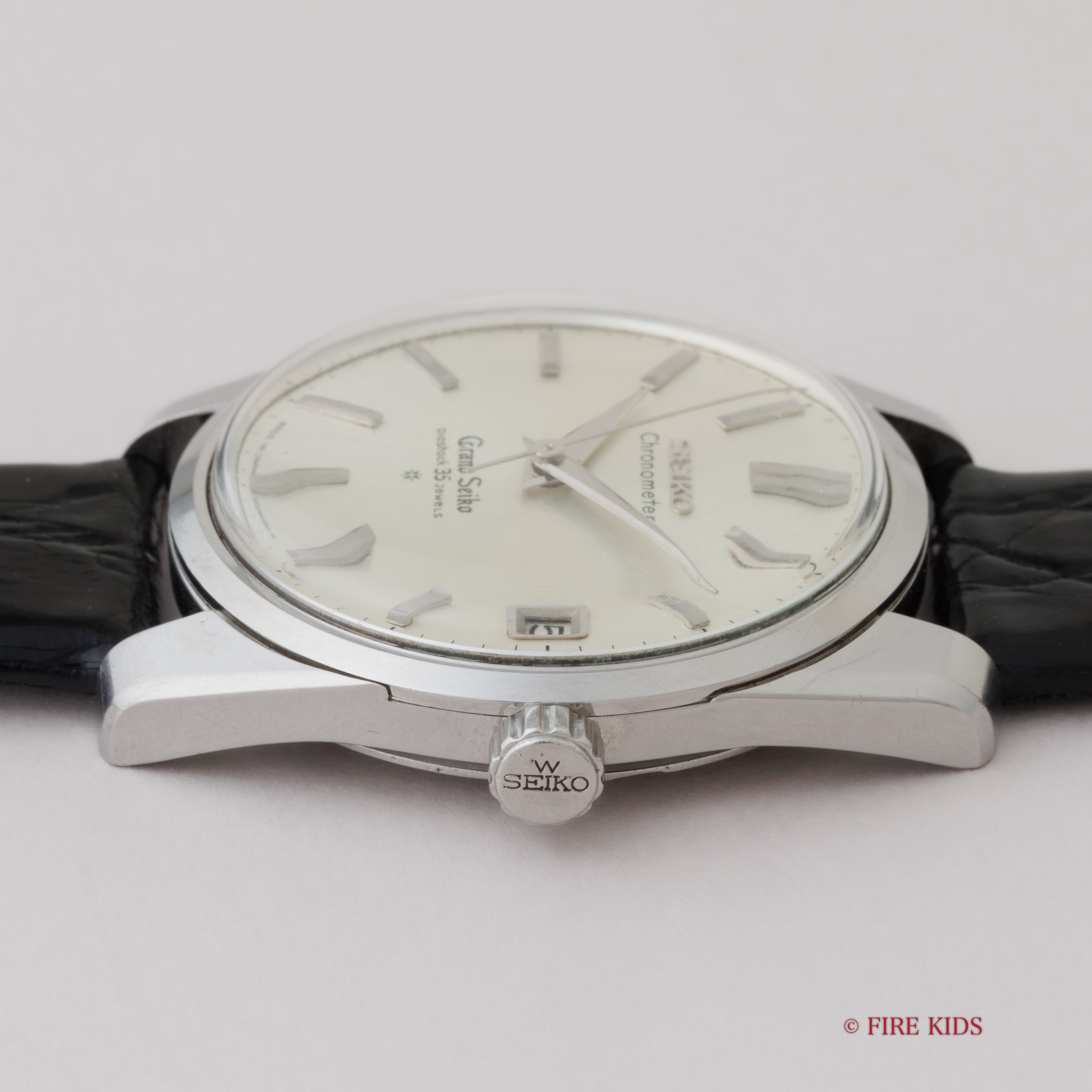 グランドセイコー セルフデーター 1963年製 Ref.43999 GS2nd最初期型 獅子メダル SDダイヤル 純正尾錠付き