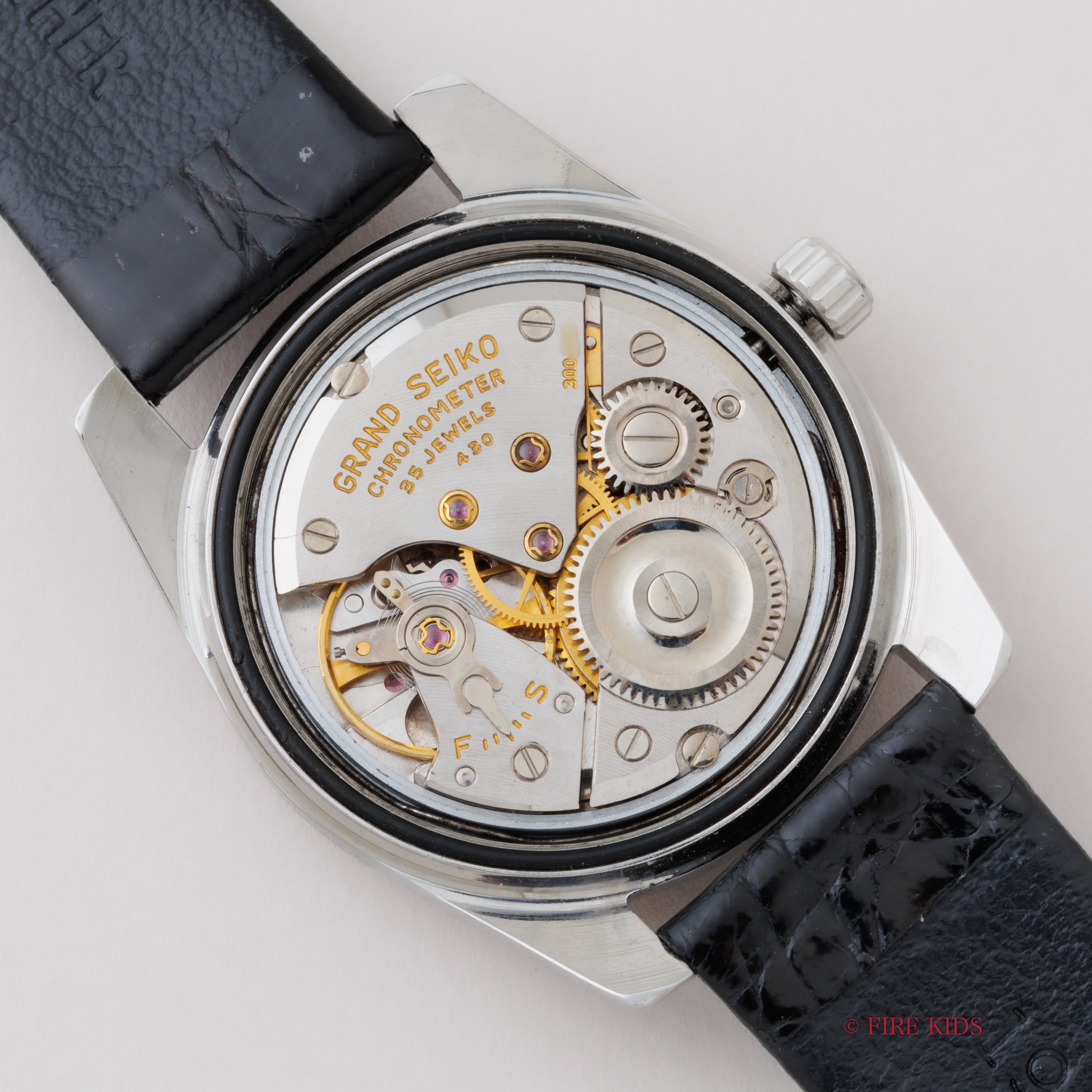 グランドセイコー セルフデーター 1963年製 Ref.43999 GS2nd最初期型 獅子メダル SDダイヤル 純正尾錠付き