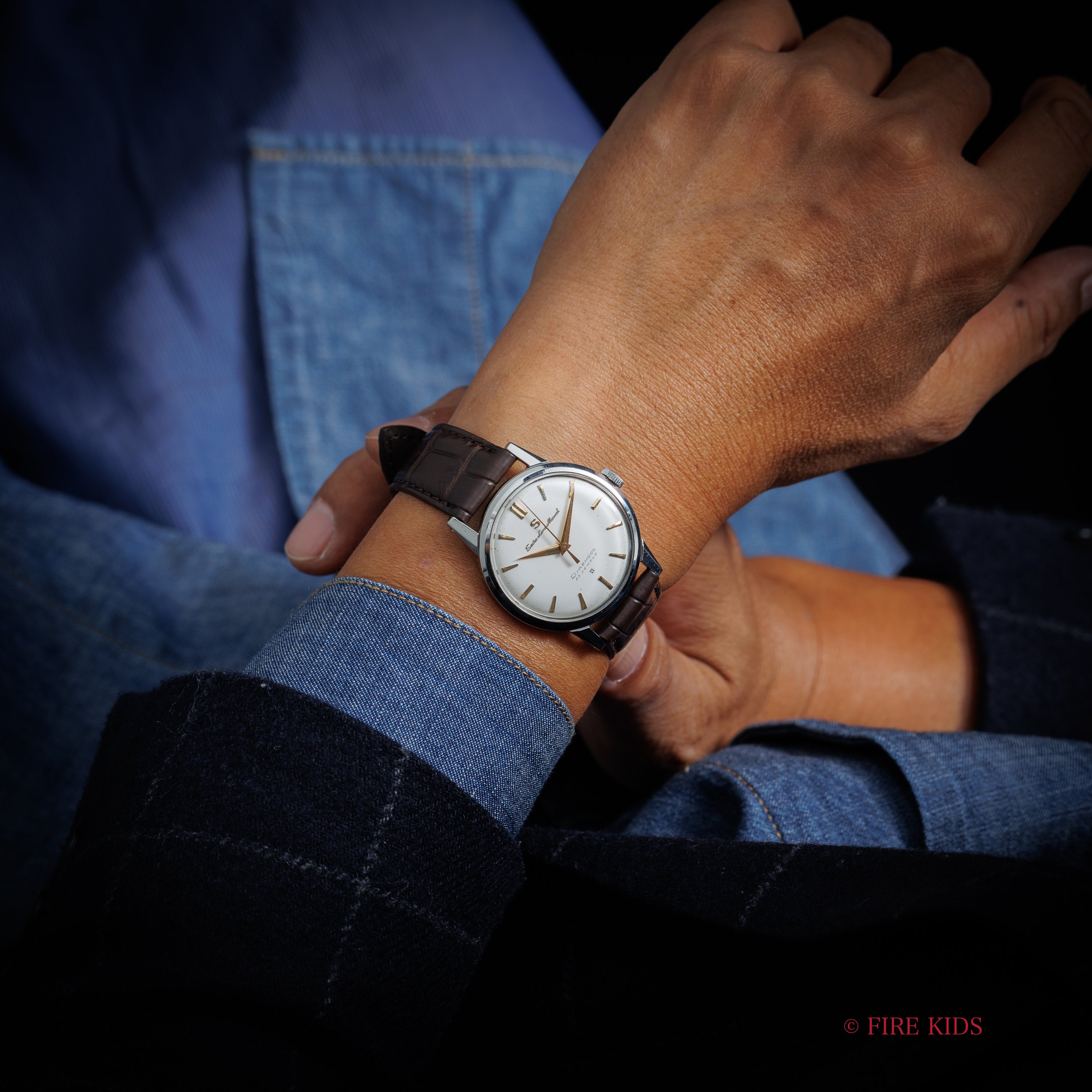 セイコー ロードマーベル 1960年製/昭和35年製 手巻き Sマーク 彫文字盤 Ref.14056