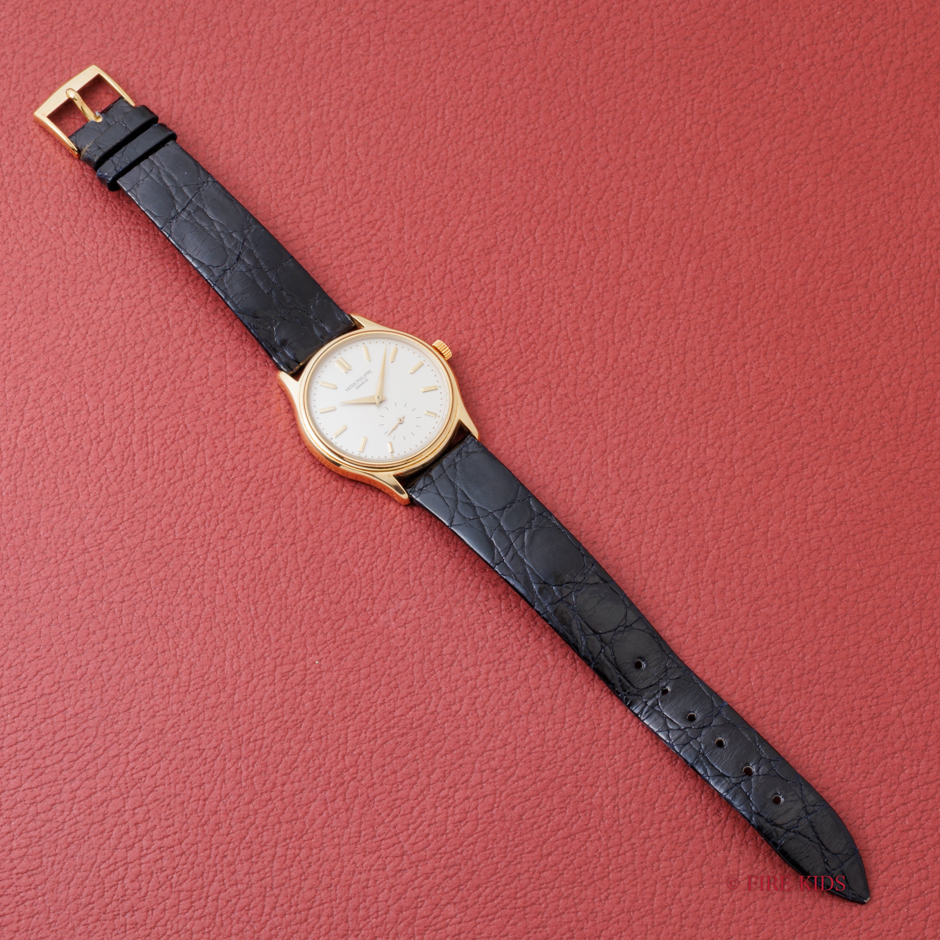 パテック・フィリップ カラトラバ 1991年製 Ref.3923 18KYG 手巻 Cal.215 1992年発行ギャラ付