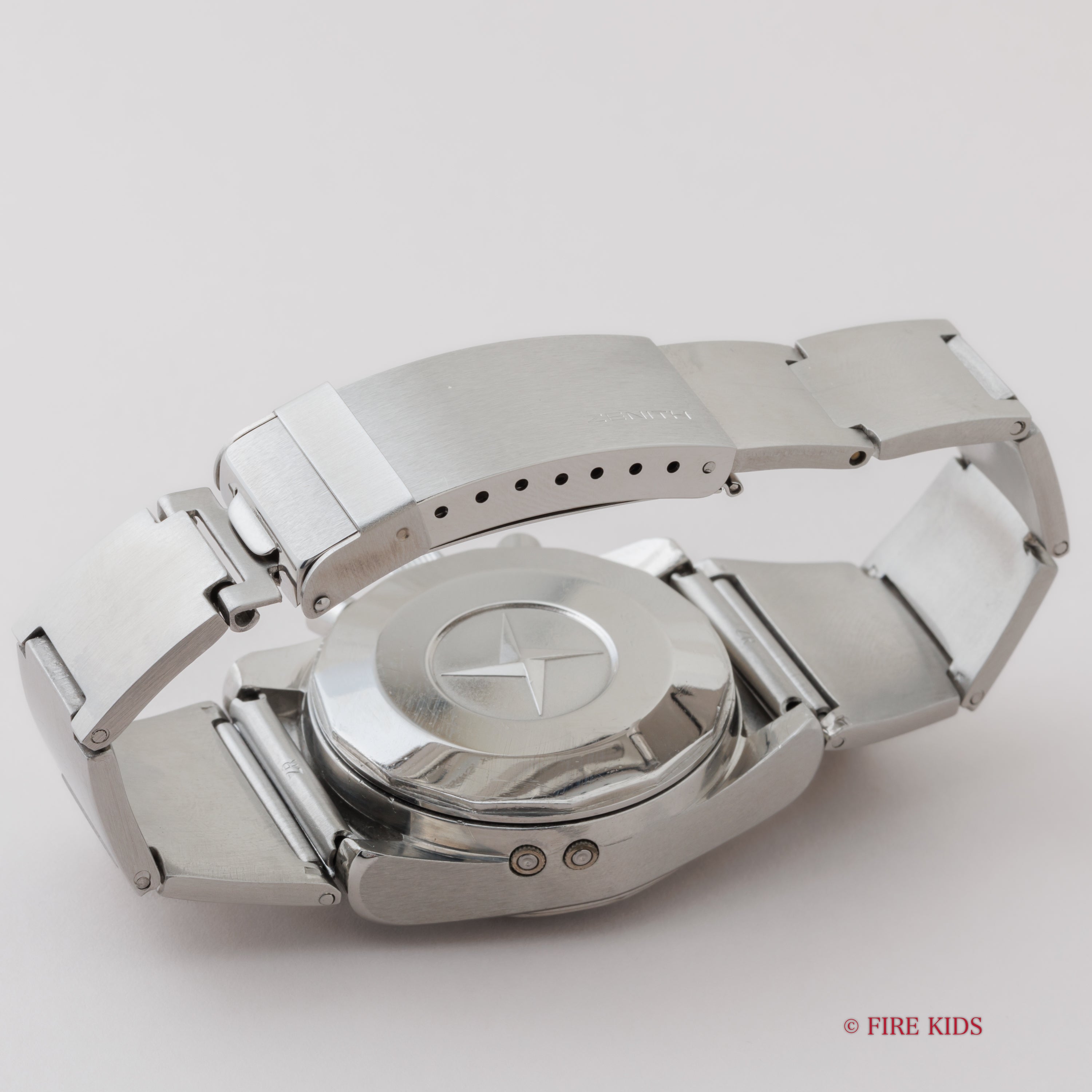 ゼニス 1970年製 エスパーダ エルプリメロ トリプルカレンダームーンフェイズ 10振動自動巻きクロノグラフ 修理明細付き