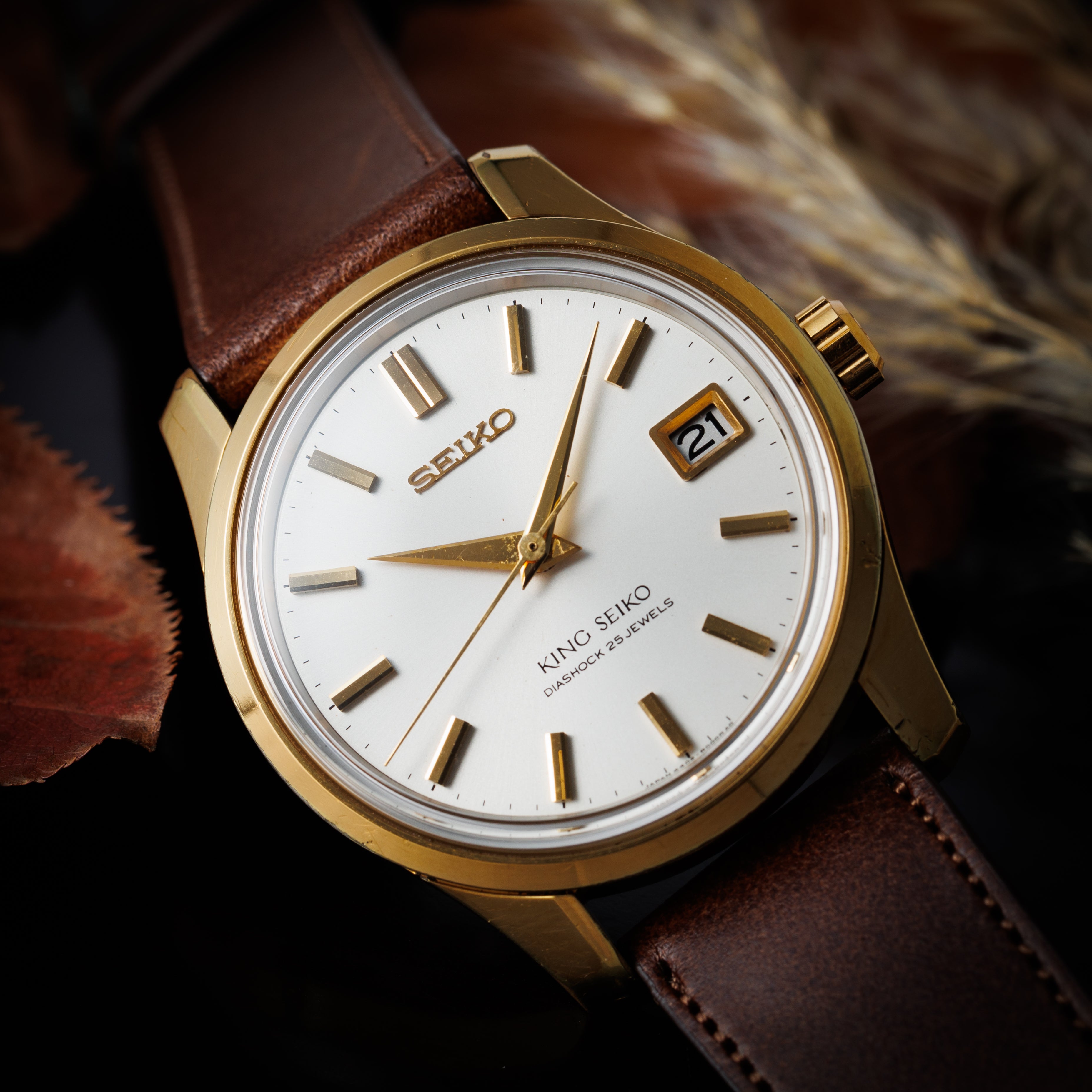 キングセイコー CAPゴールド 1969年製 Ref.4402-8000 44KS 楯メダリオン