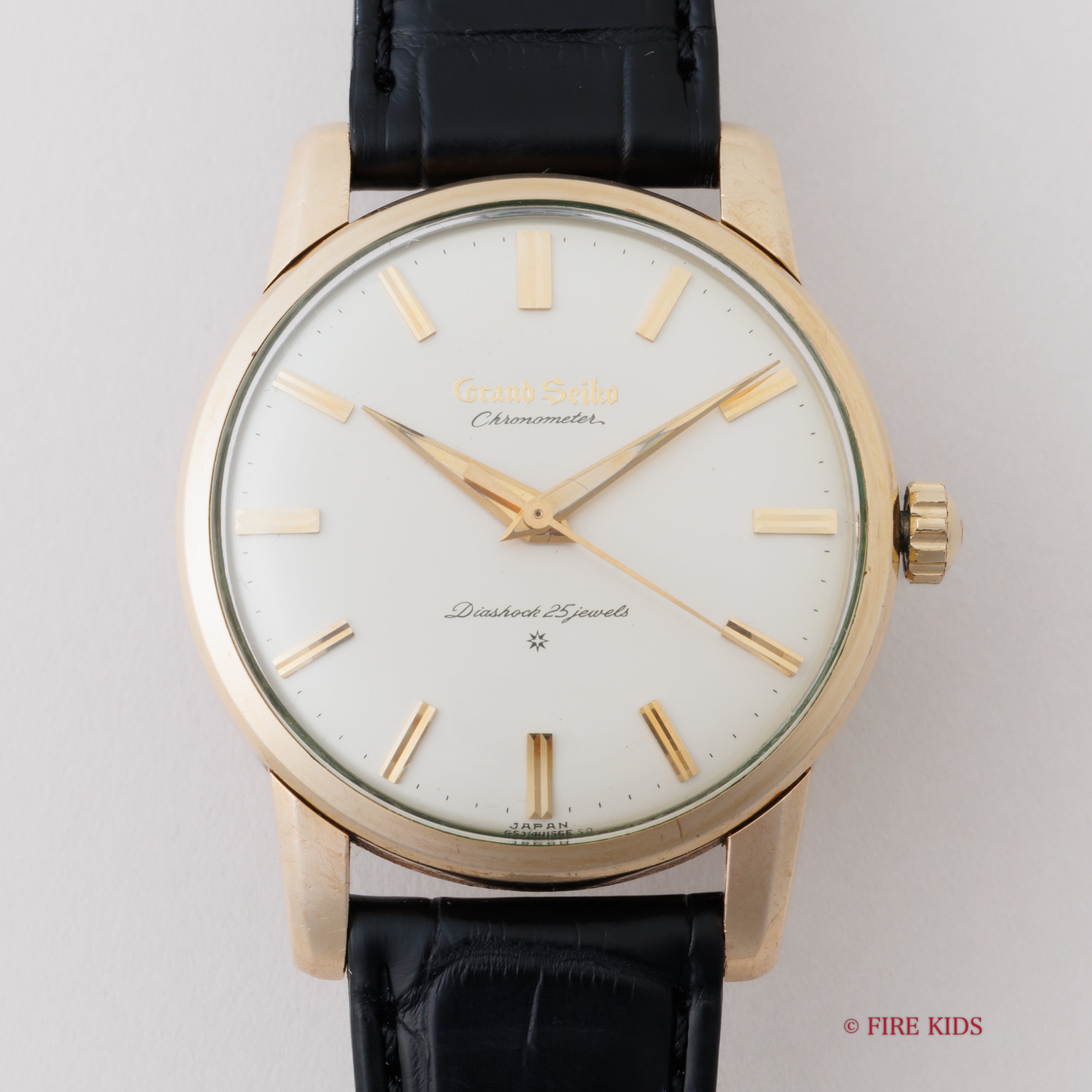 グランドセイコー ファーストモデル 手巻き 1962年製 Ref.J14070 アップライト文字盤