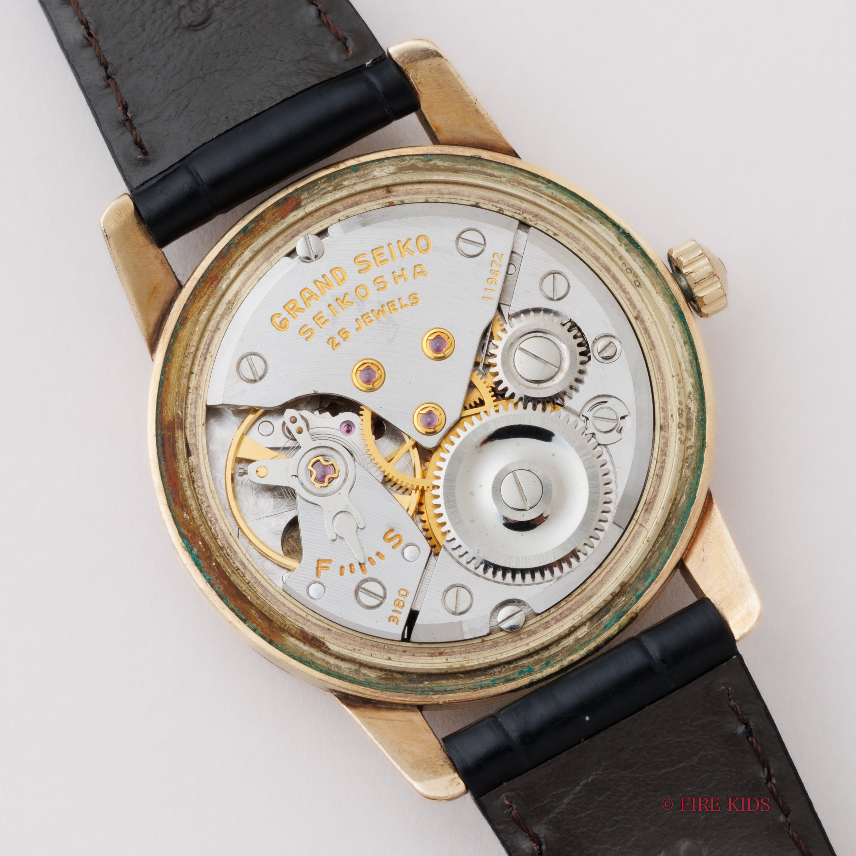 グランドセイコー ファーストモデル 手巻き 1962年製 Ref.J14070 アップライト文字盤