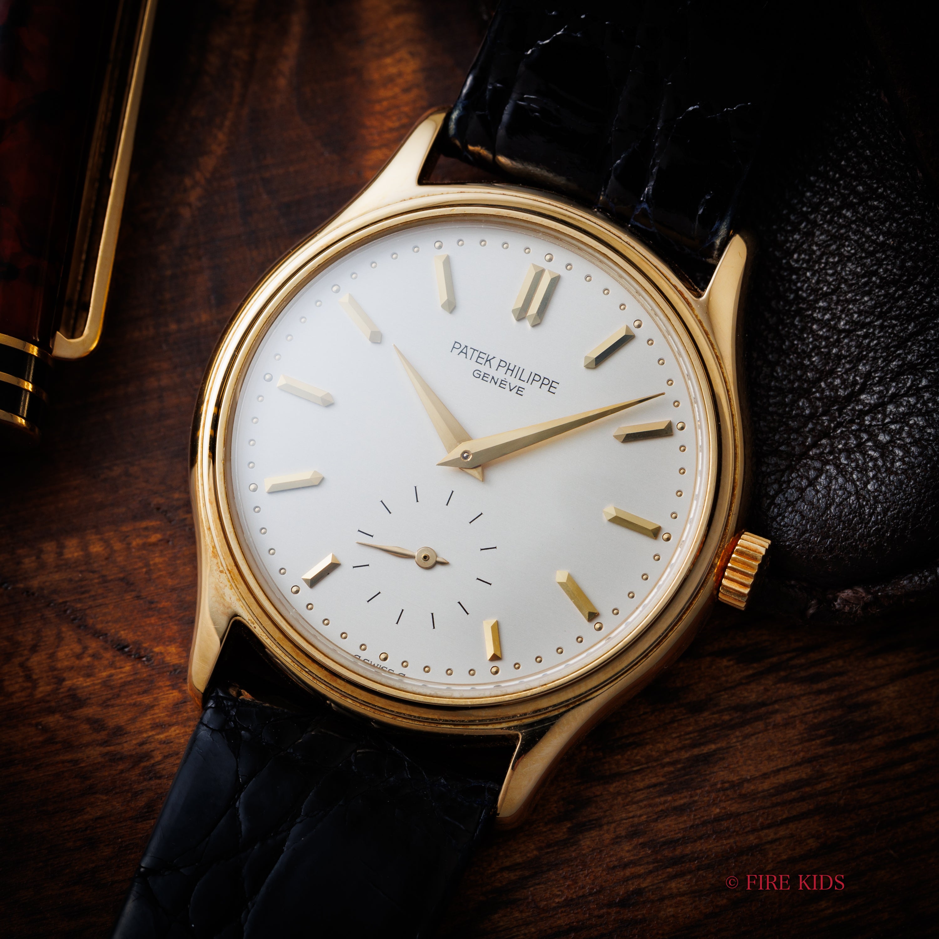 パテック・フィリップ カラトラバ 1991年製 Ref.3923 18KYG 手巻 Cal.215 1992年発行ギャラ付