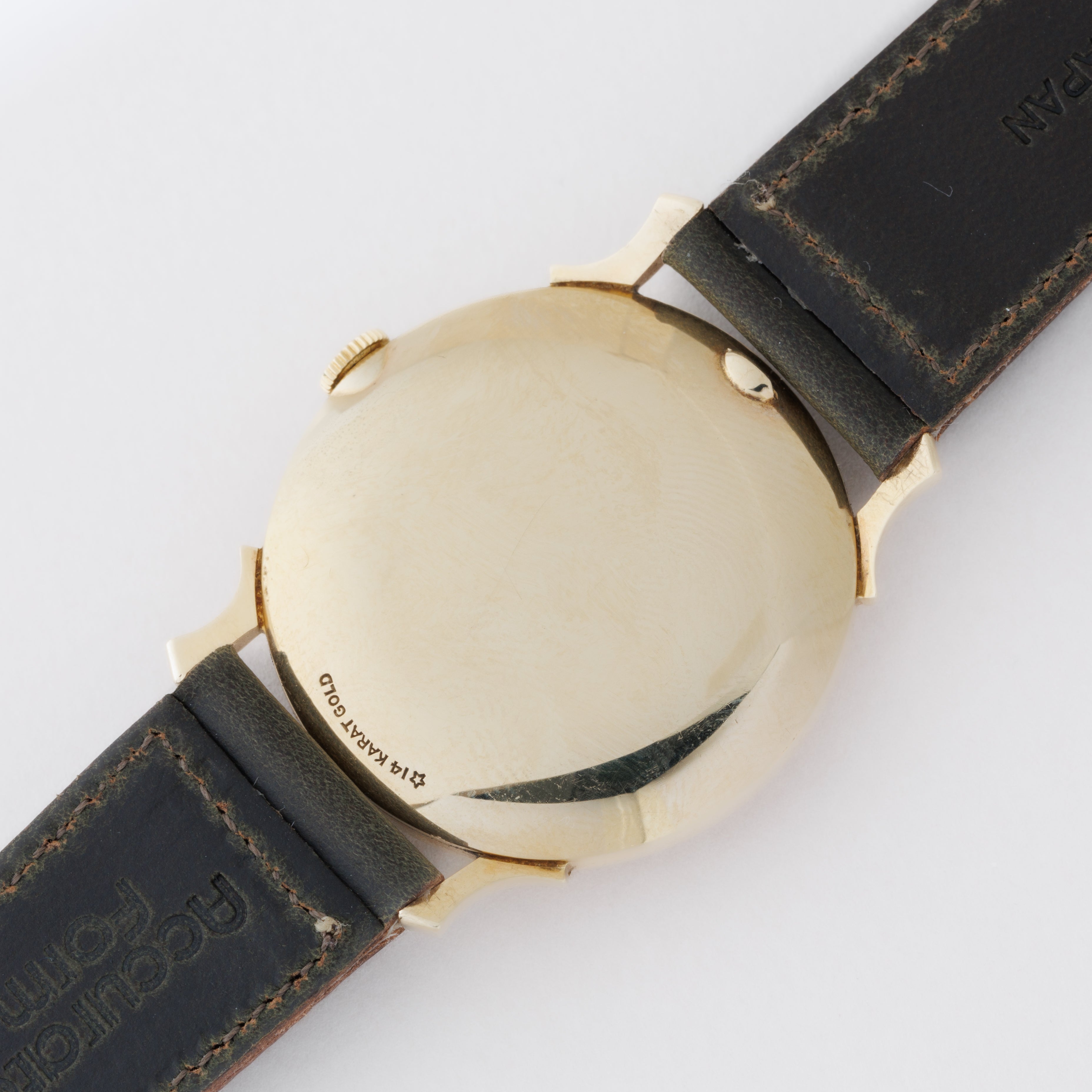 ロンジン 14金無垢 USケース 1950年代製 センターセコンド Cal.22LS 手巻き