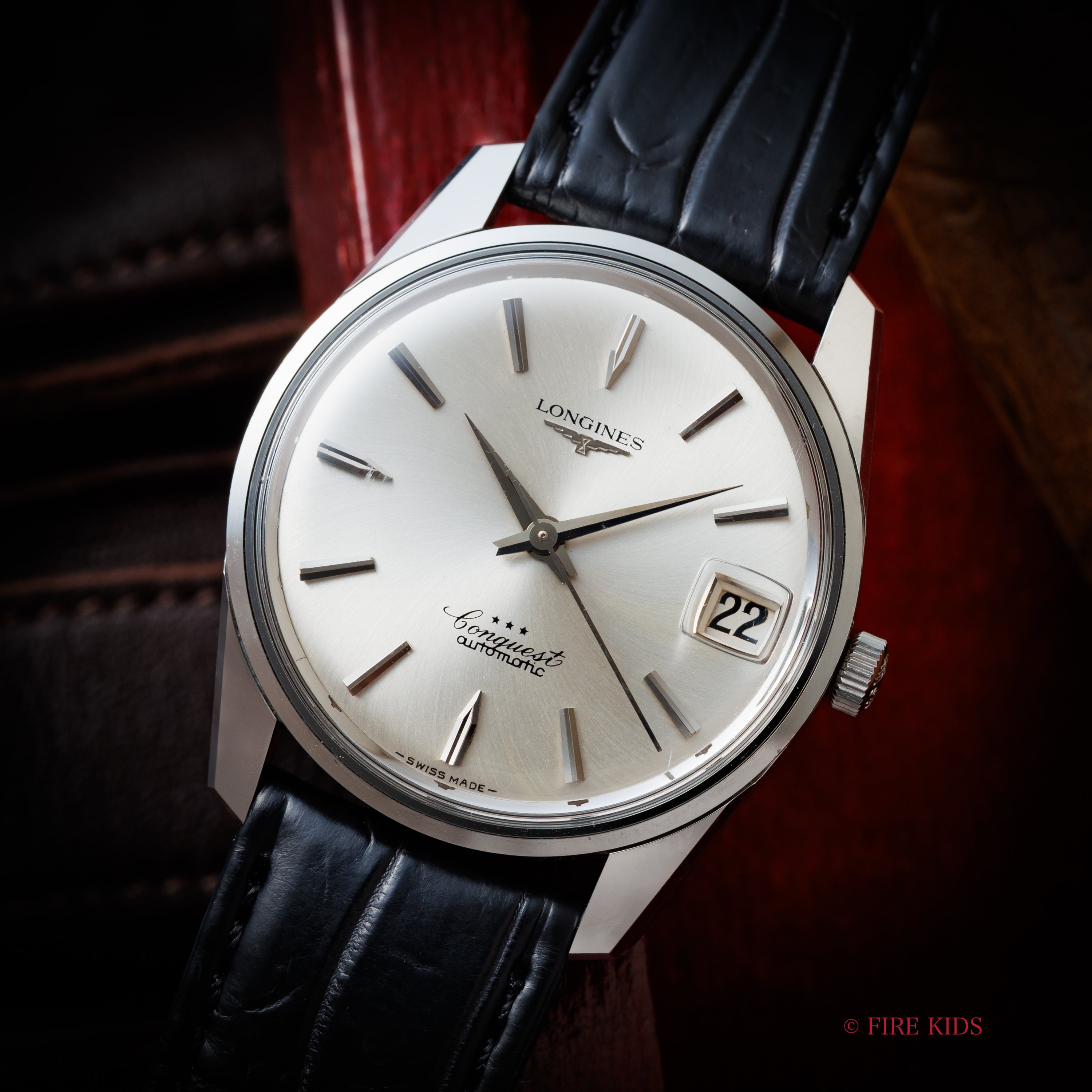 ロンジン コンクエスト 1960年代製 Ref.9044 自動巻Cal.291 純正尾錠、タグ付き