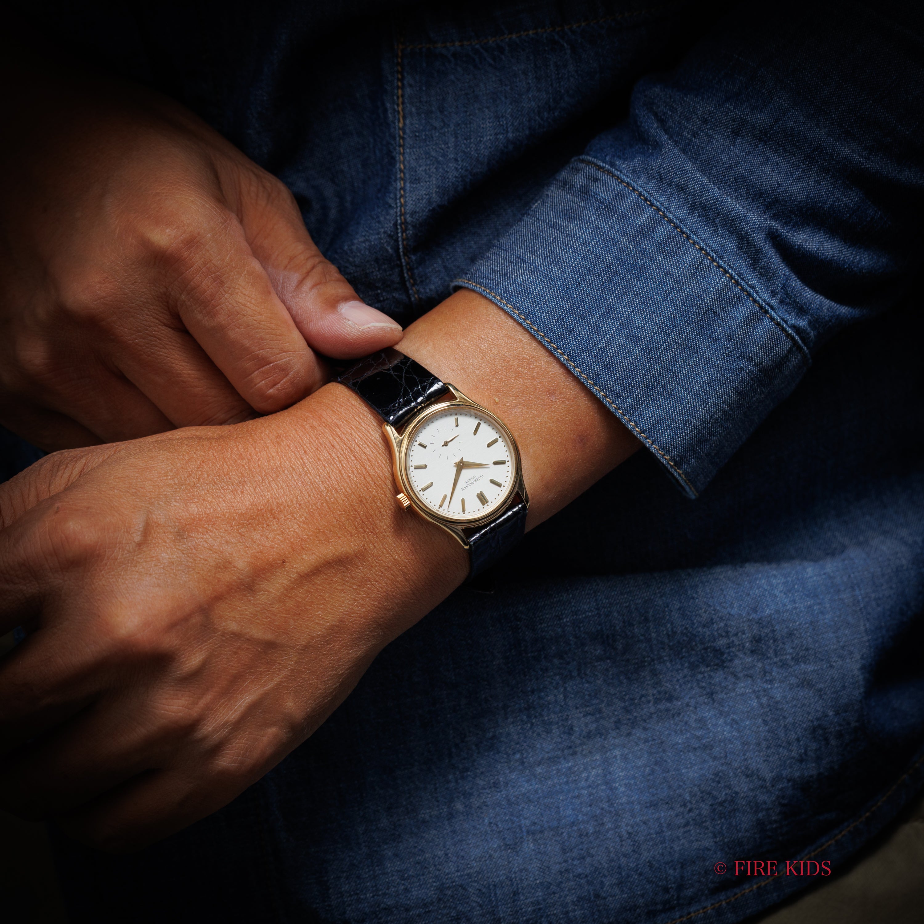 パテック・フィリップ カラトラバ 1991年製 Ref.3923 18KYG 手巻 Cal.215 1992年発行ギャラ付