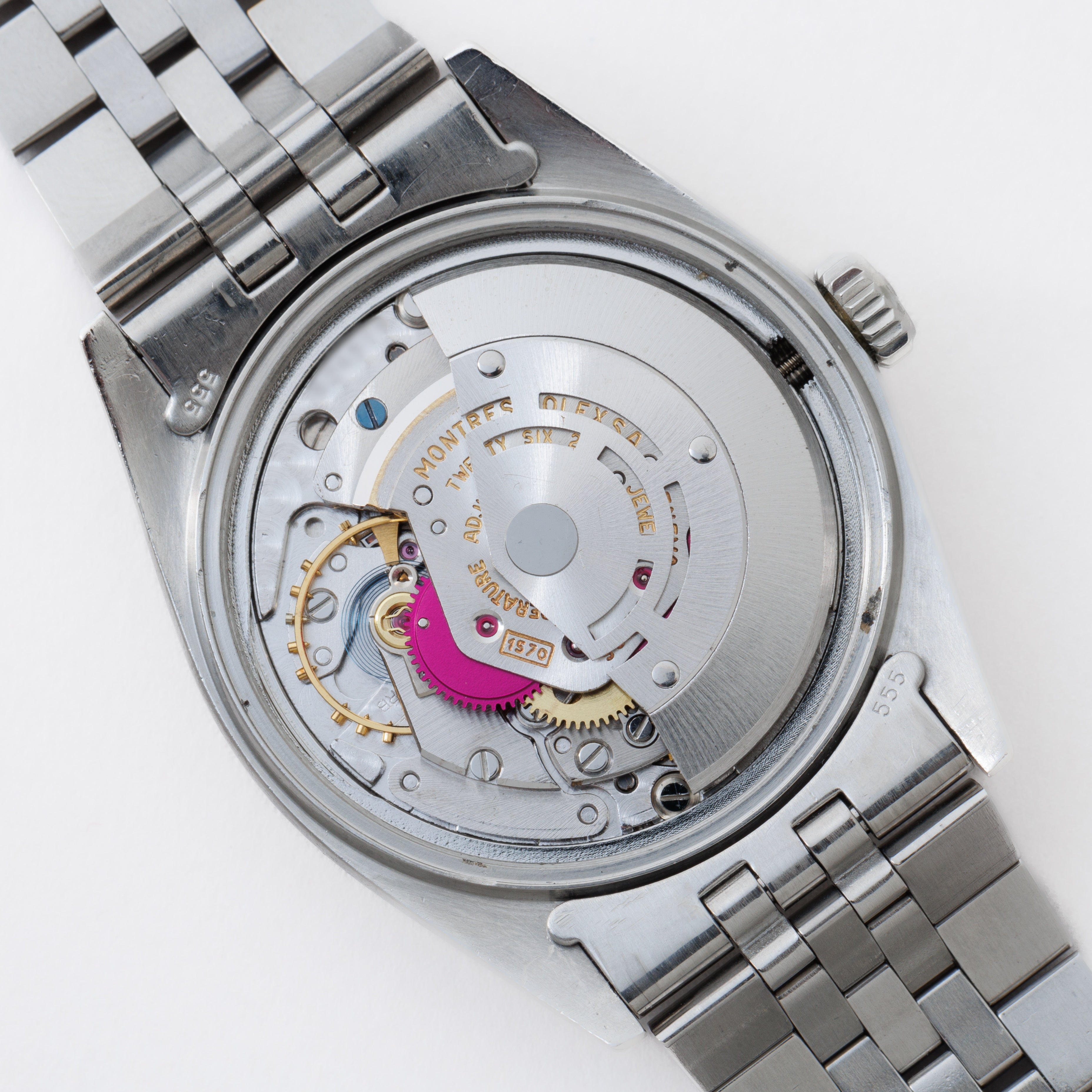 ロレックス デイトジャスト 1973年製 Ref.1601 WGベゼル グレーダイヤル