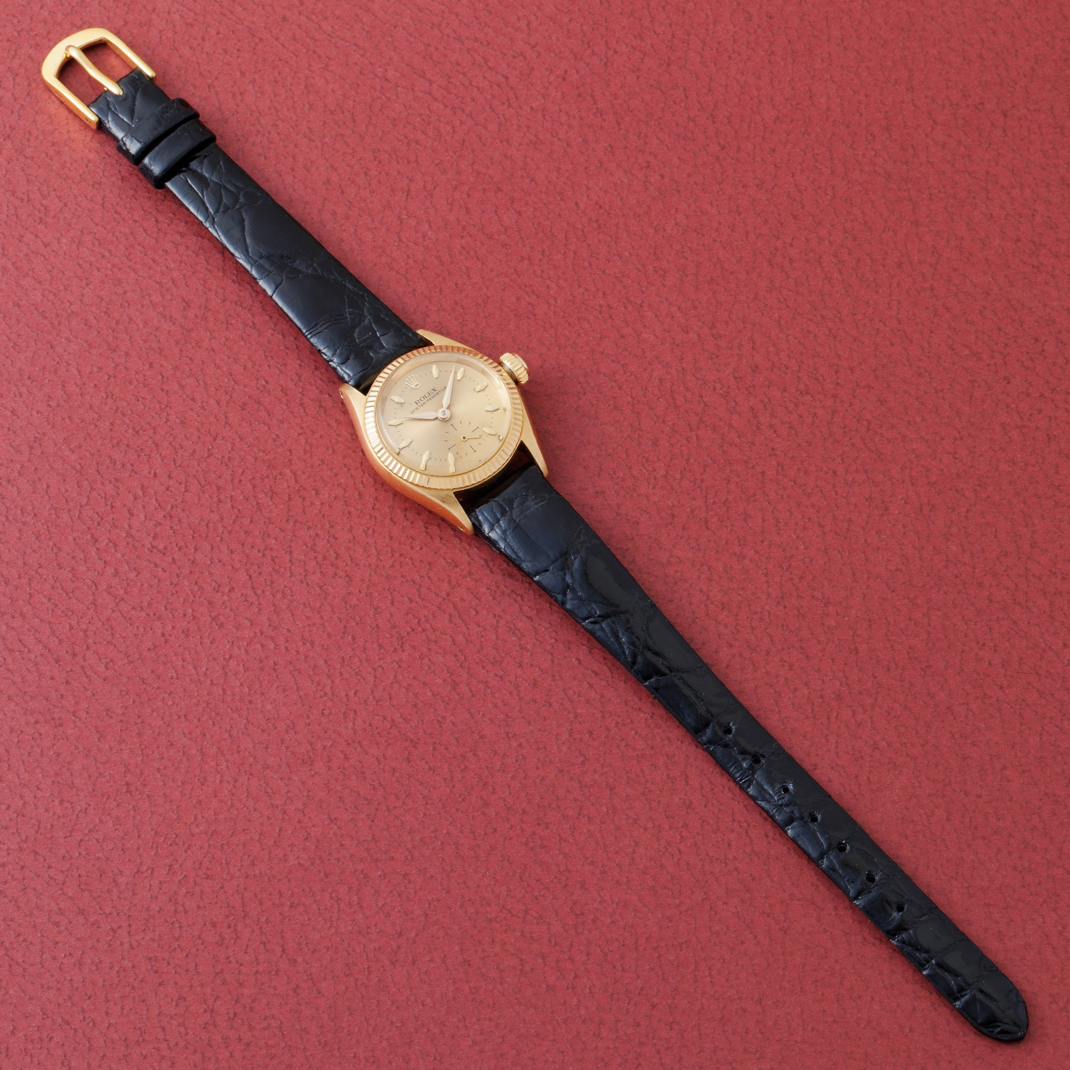 ロレックス レディース 18金無垢イエローゴールド オイスターパーペチュアル 1950年代製 Ref.6509