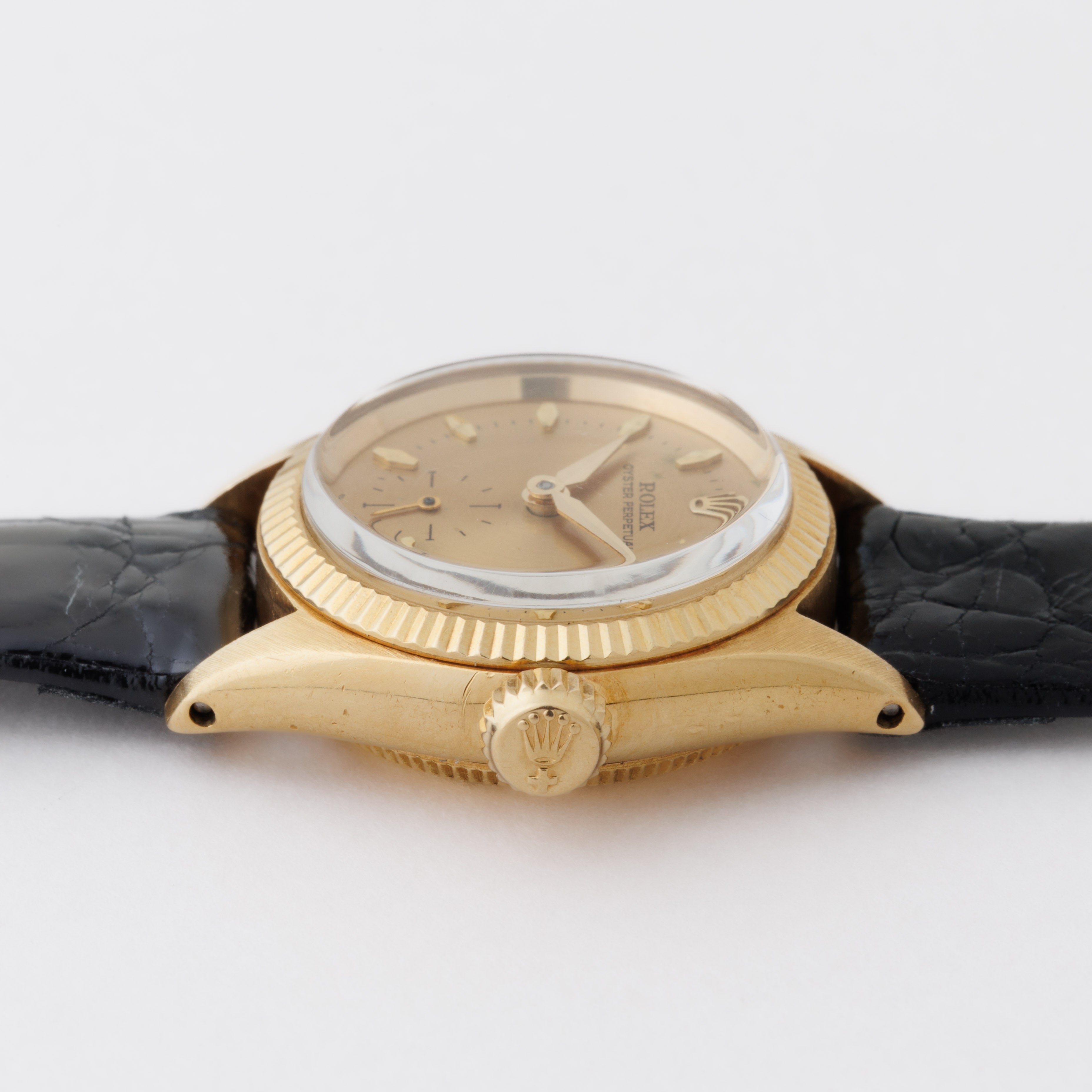 ロレックス レディース 18金無垢イエローゴールド オイスターパーペチュアル 1950年代製 Ref.6509