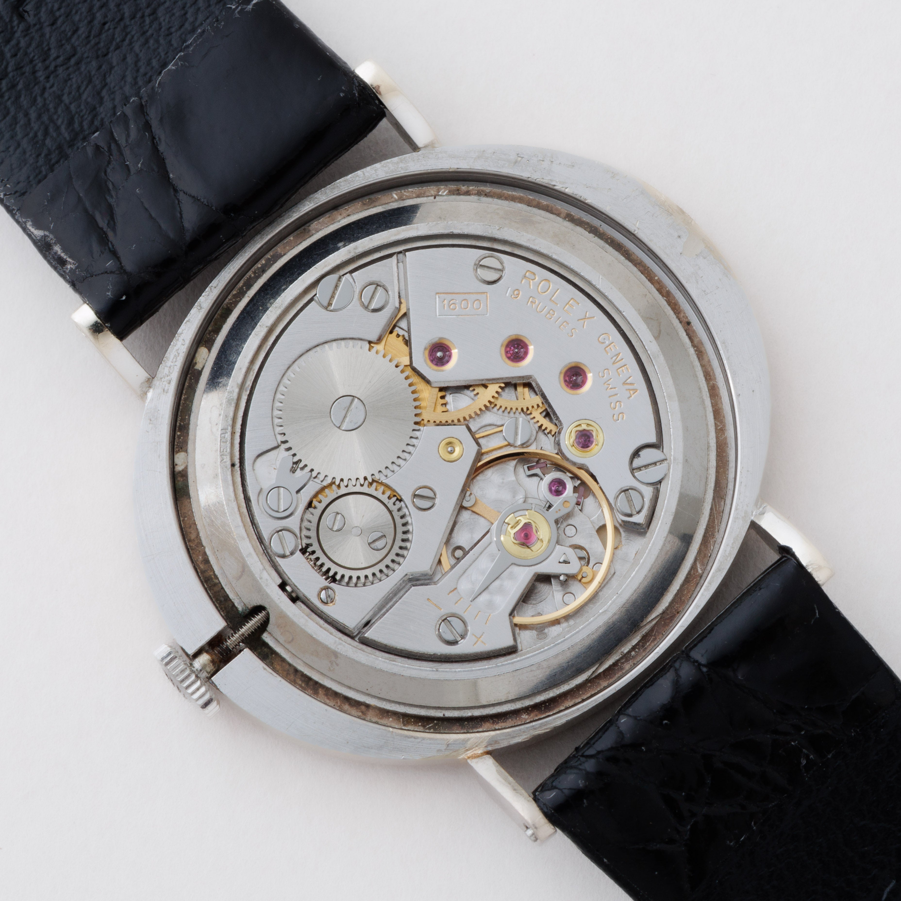 ロレックス チェリーニ 18金無垢ホワイトゴールド 1974年製 オーバル型 手巻き Ref.4083 王冠尾錠