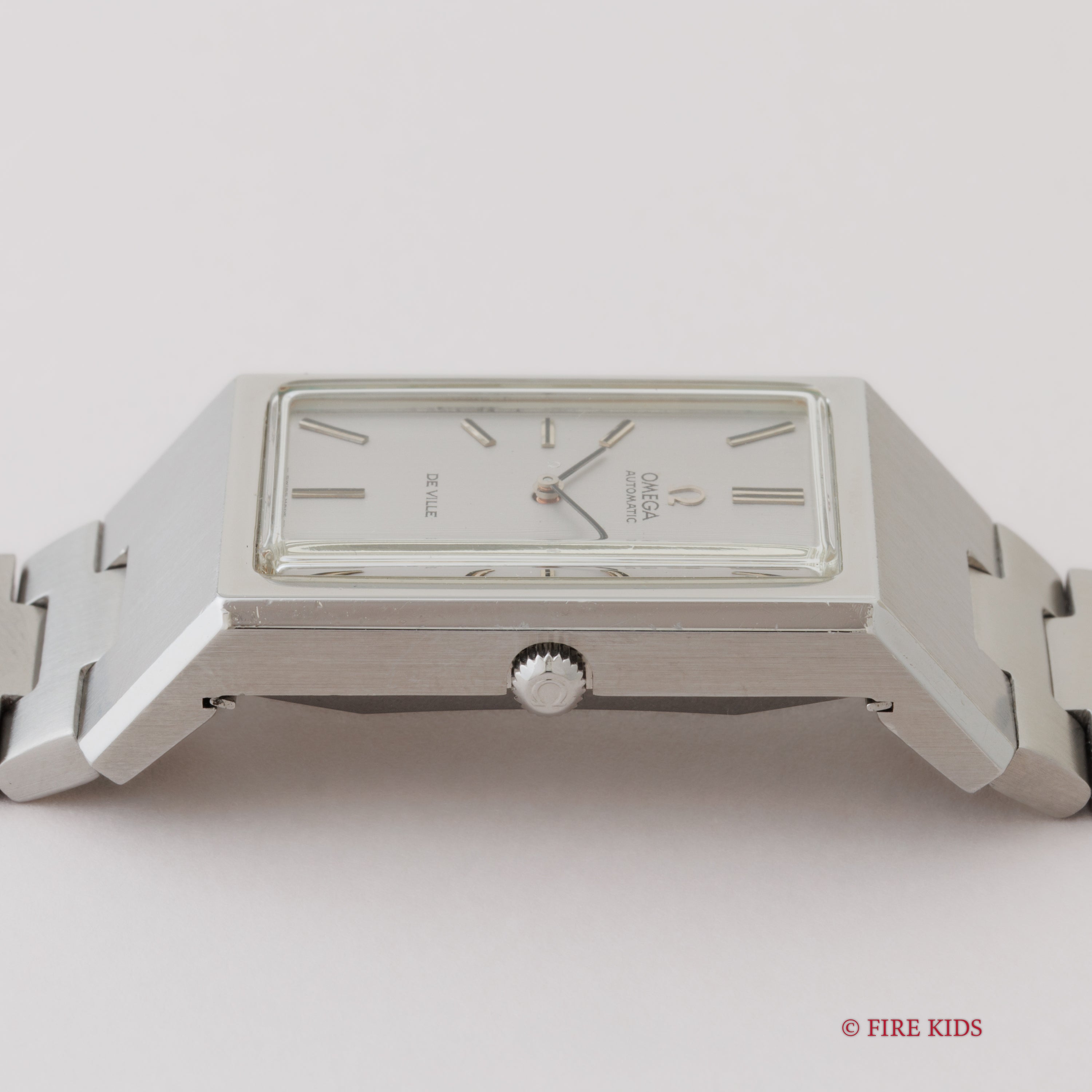 オメガ デ・ヴィル 1972年製 レクタンギュラーケース Ref.155.007 自動巻 純正ブレス付き