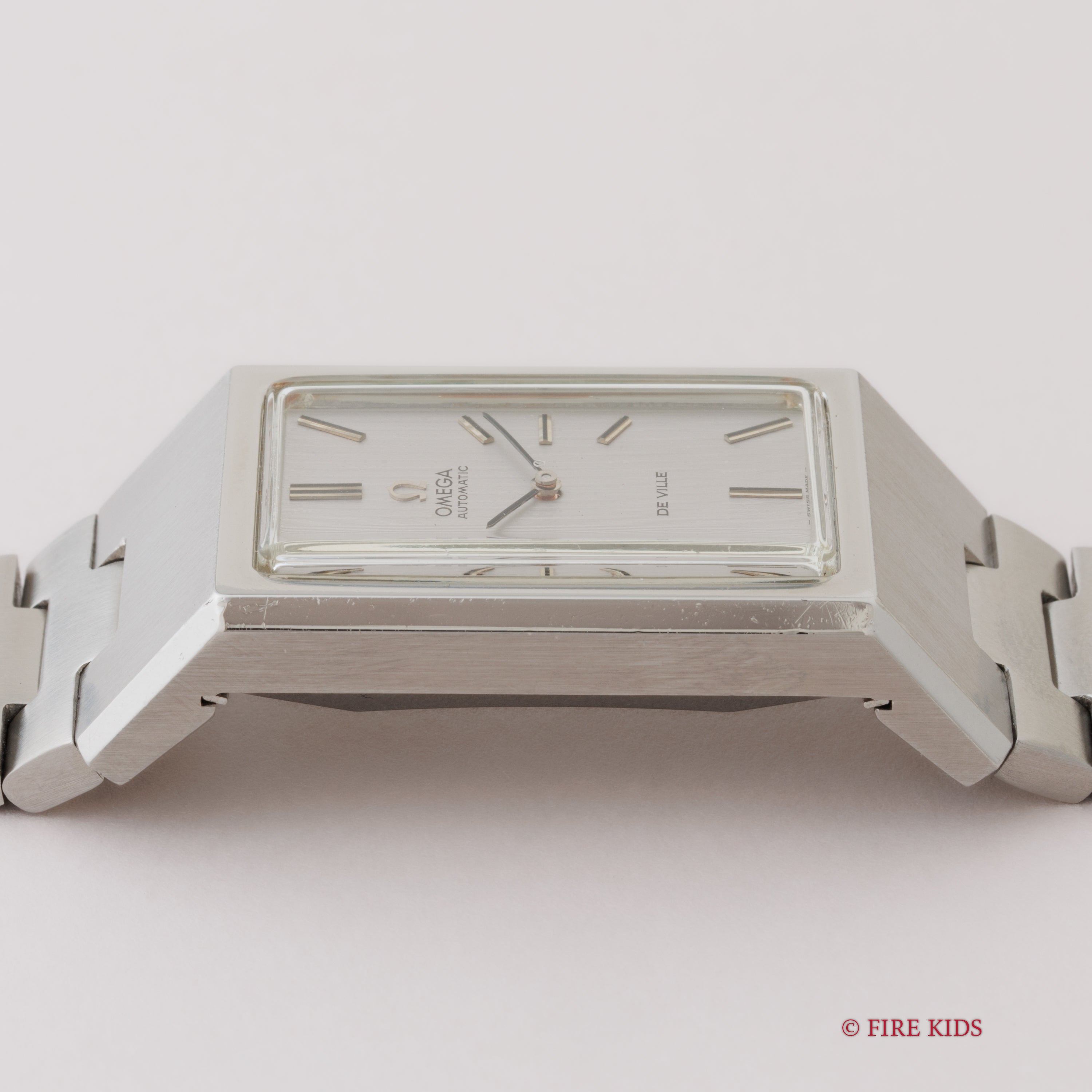 オメガ デ・ヴィル 1972年製 レクタンギュラーケース Ref.155.007 自動巻 純正ブレス付き