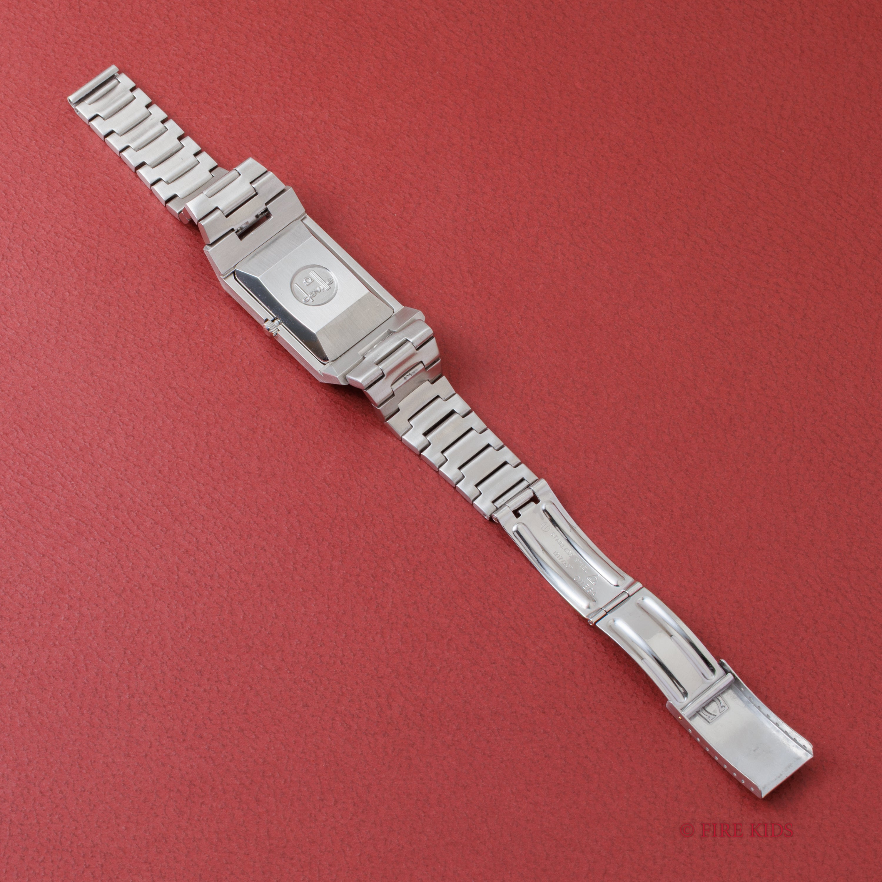 オメガ デ・ヴィル 1972年製 レクタンギュラーケース Ref.155.007 自動巻 純正ブレス付き