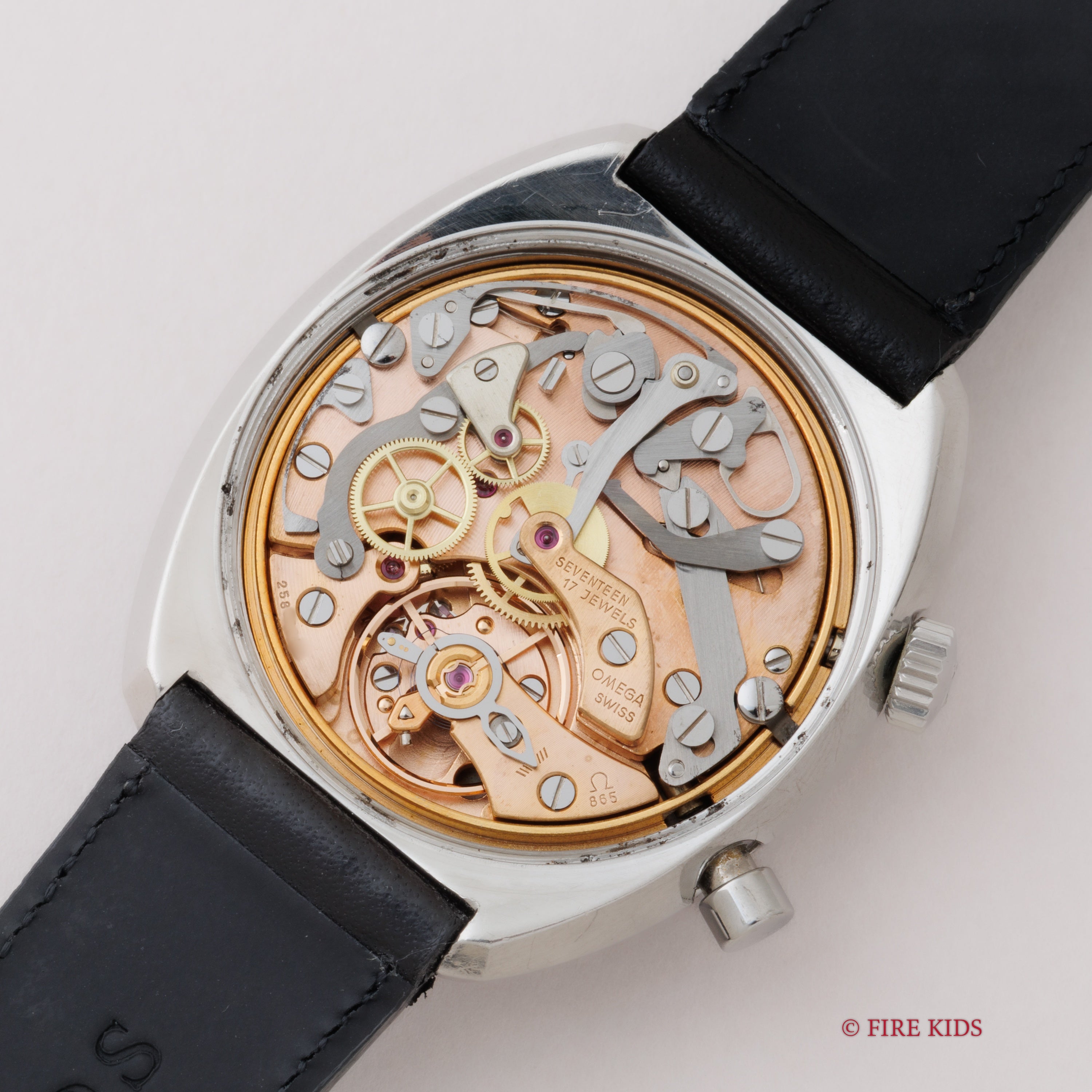 オメガ クロノストップ 1967年製 レーシングダイヤル 手巻き Cal.865 Ref.145.009