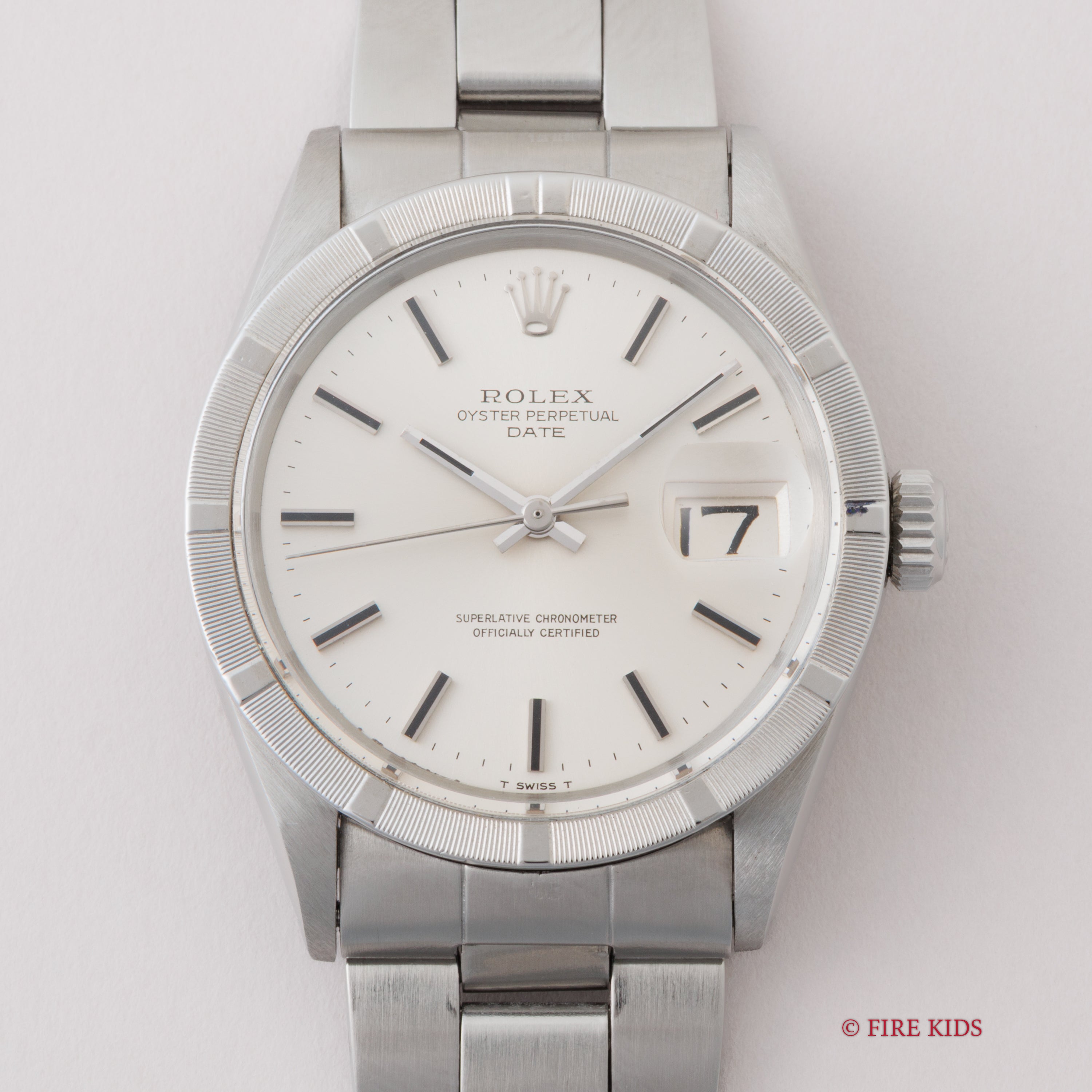 ロレックス オイスターパーペチュアルデイト 1970年製(昭和45年製) Ref.1501 シルバーダイヤル クロノメーター証付