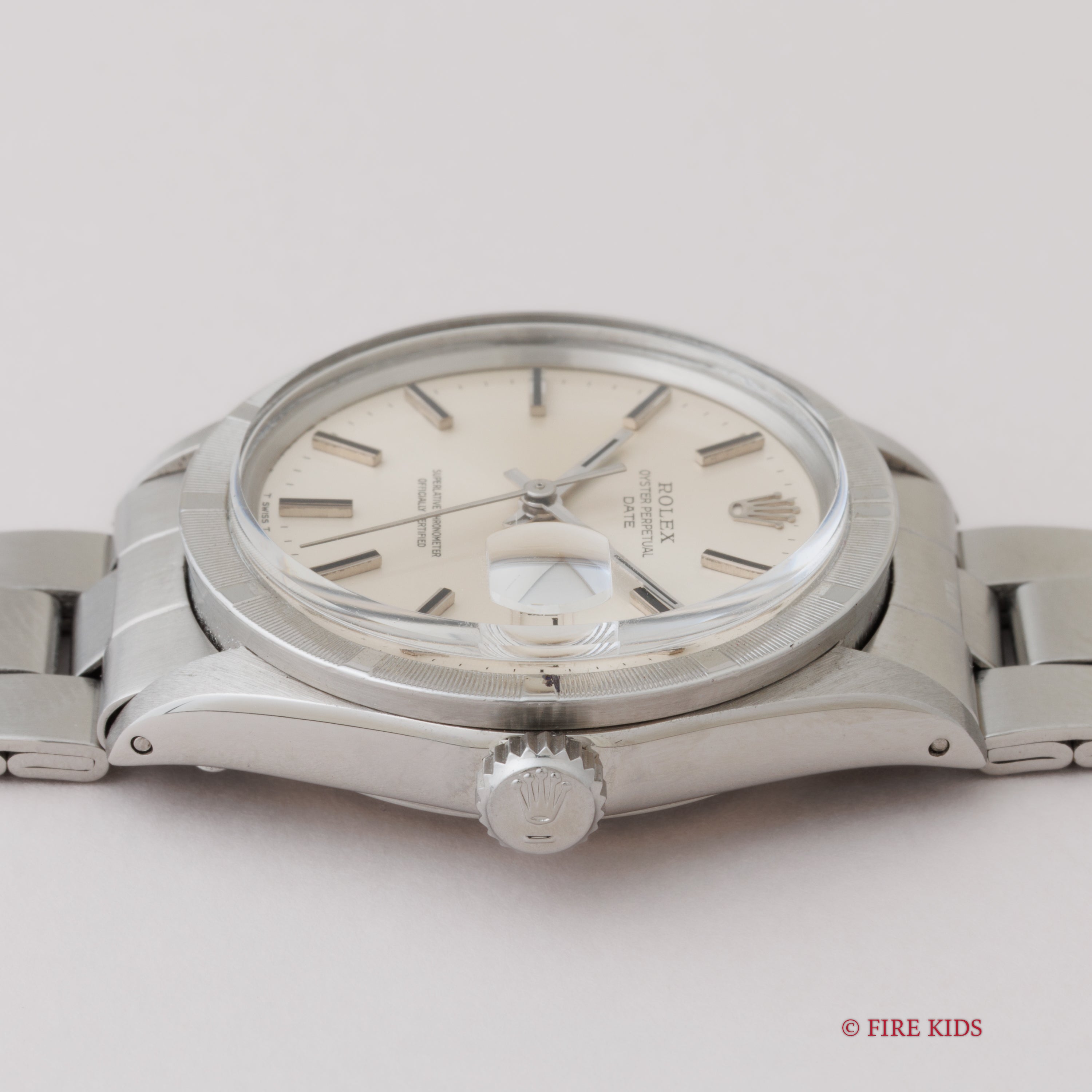 ロレックス オイスターパーペチュアルデイト 1970年製(昭和45年製) Ref.1501 シルバーダイヤル クロノメーター証付