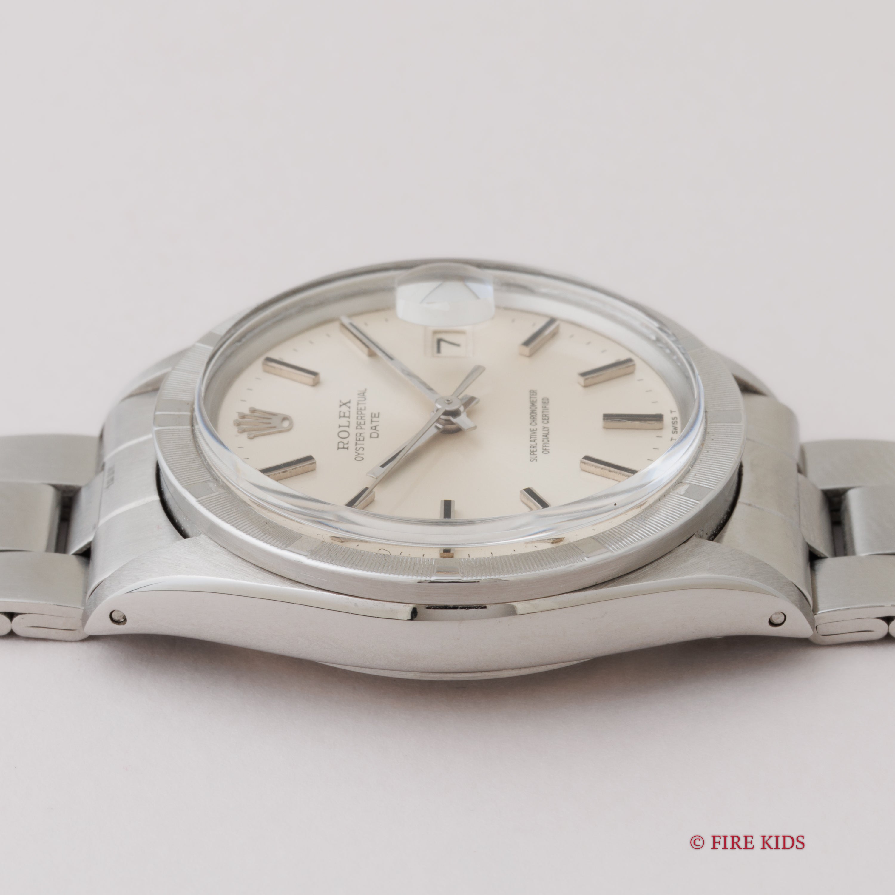 ロレックス オイスターパーペチュアルデイト 1970年製(昭和45年製) Ref.1501 シルバーダイヤル クロノメーター証付