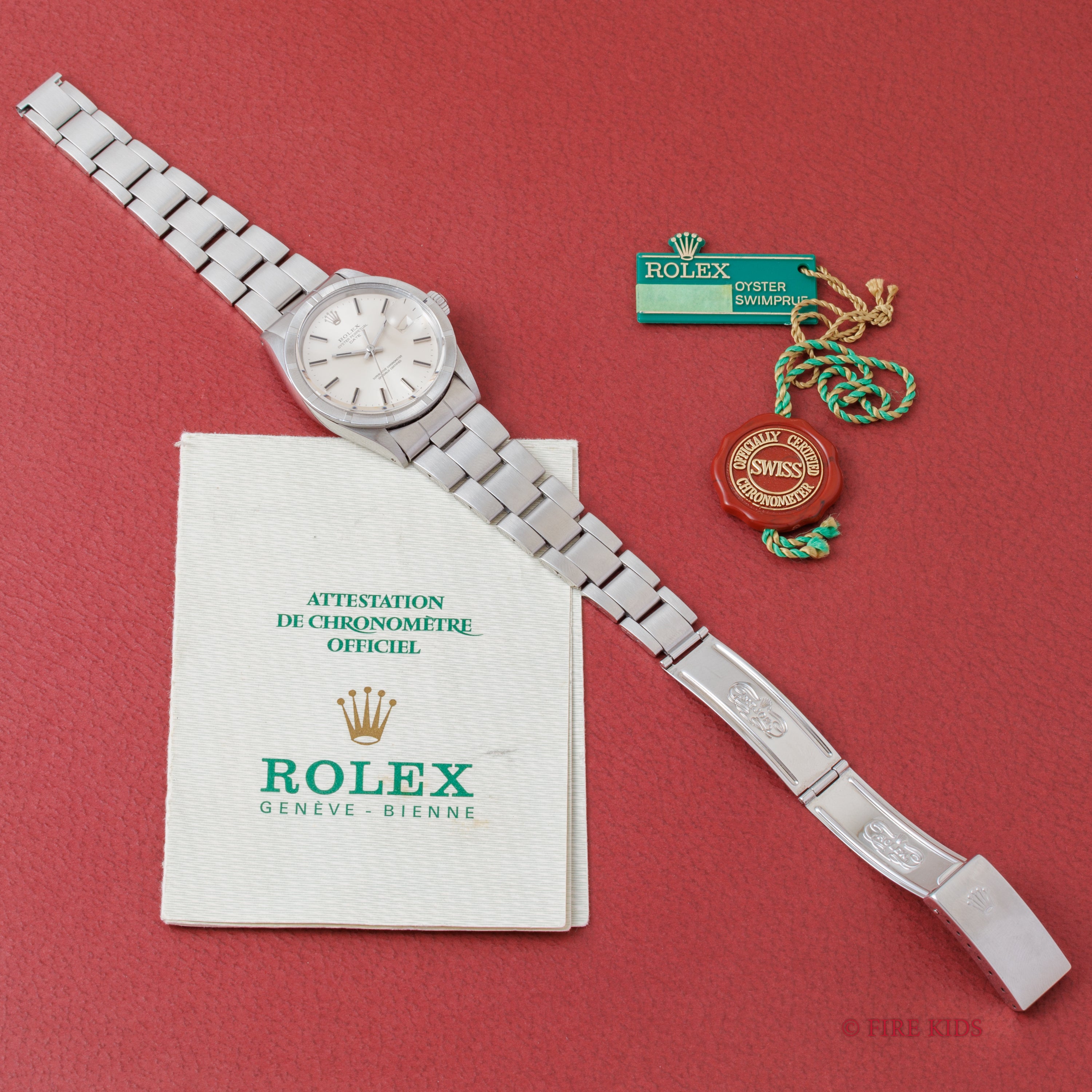 ロレックス オイスターパーペチュアルデイト 1970年製(昭和45年製) Ref.1501 シルバーダイヤル クロノメーター証付