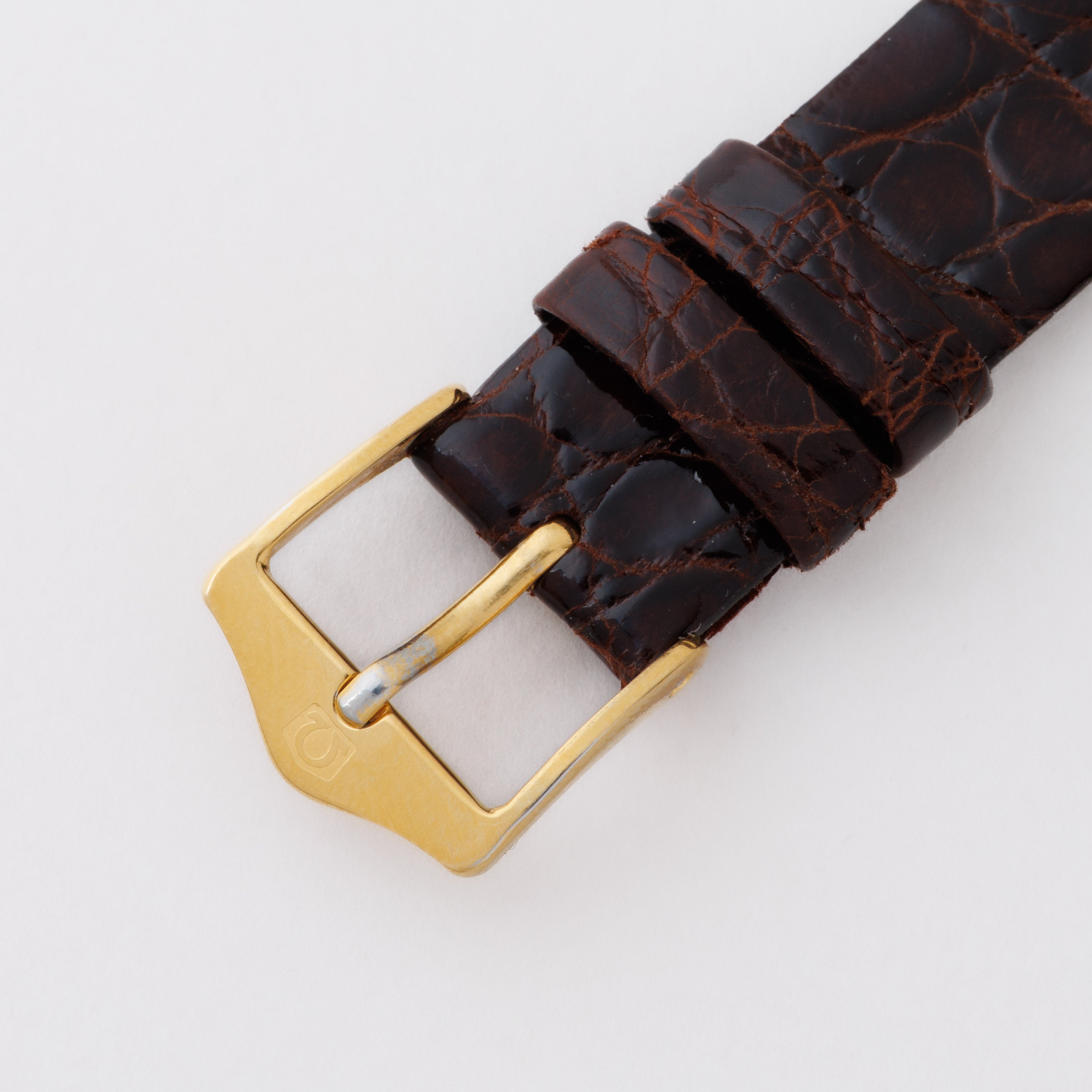 オメガ 18金無垢ジュネーブ 1973年製 ハイビート自動巻きCal.1012 純正GF尾錠付き