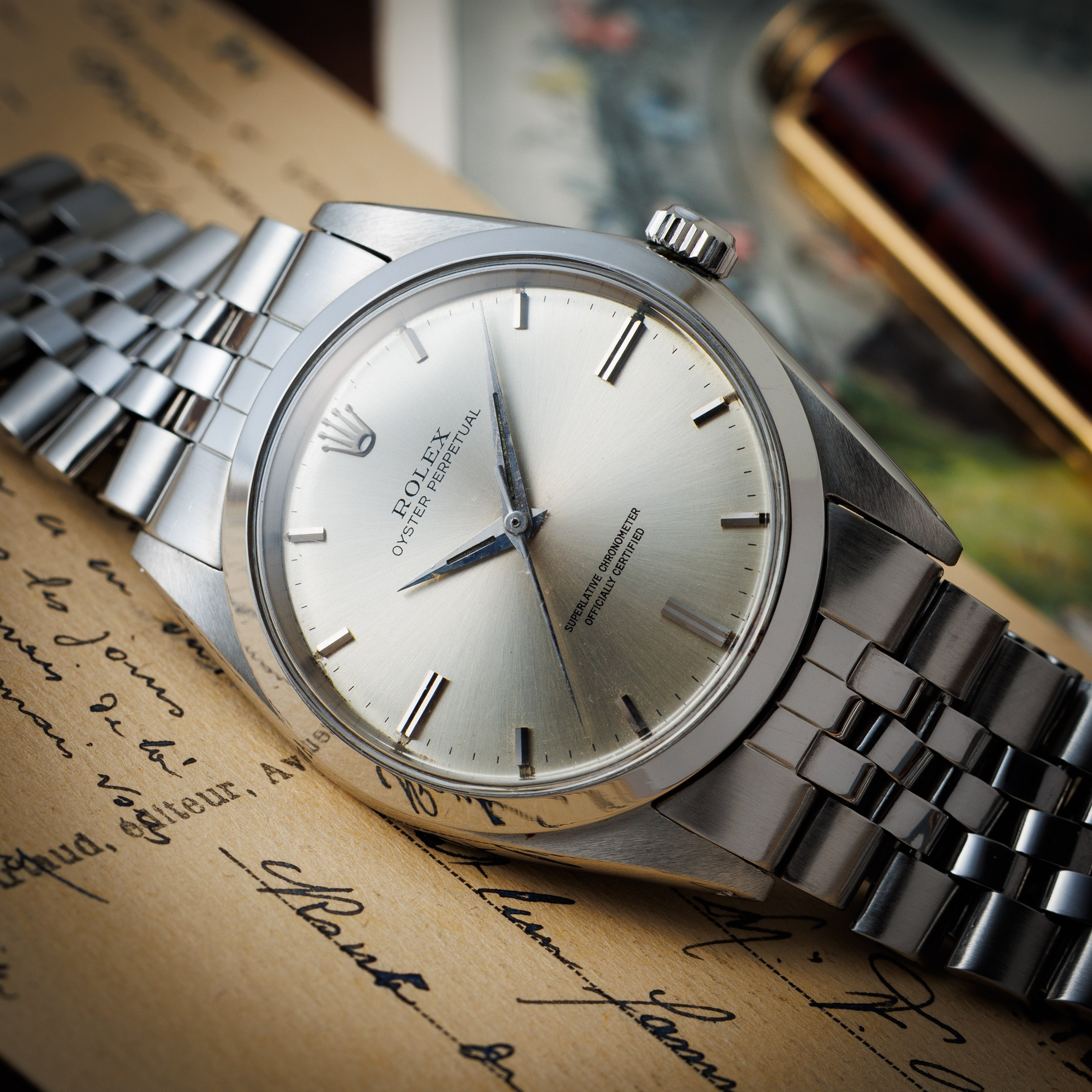 ROLEX BIG OYSTER PERPETUAL Ref.1018 Gray Dial – TIMEANAGRAM