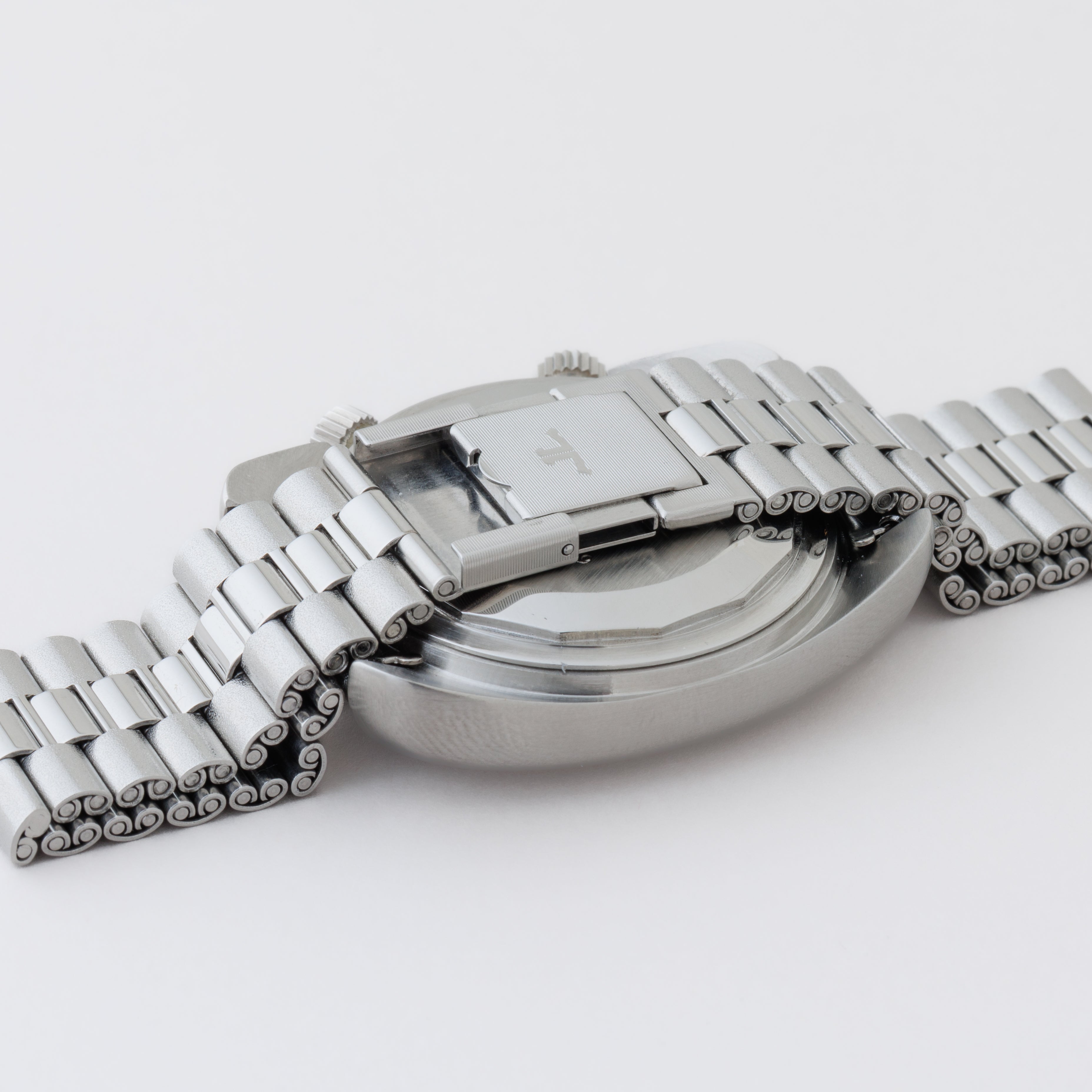 ジャガー・ルクルトメモボックス 1970年代製 自動巻 メーカー修理明細付き 純正ブレス