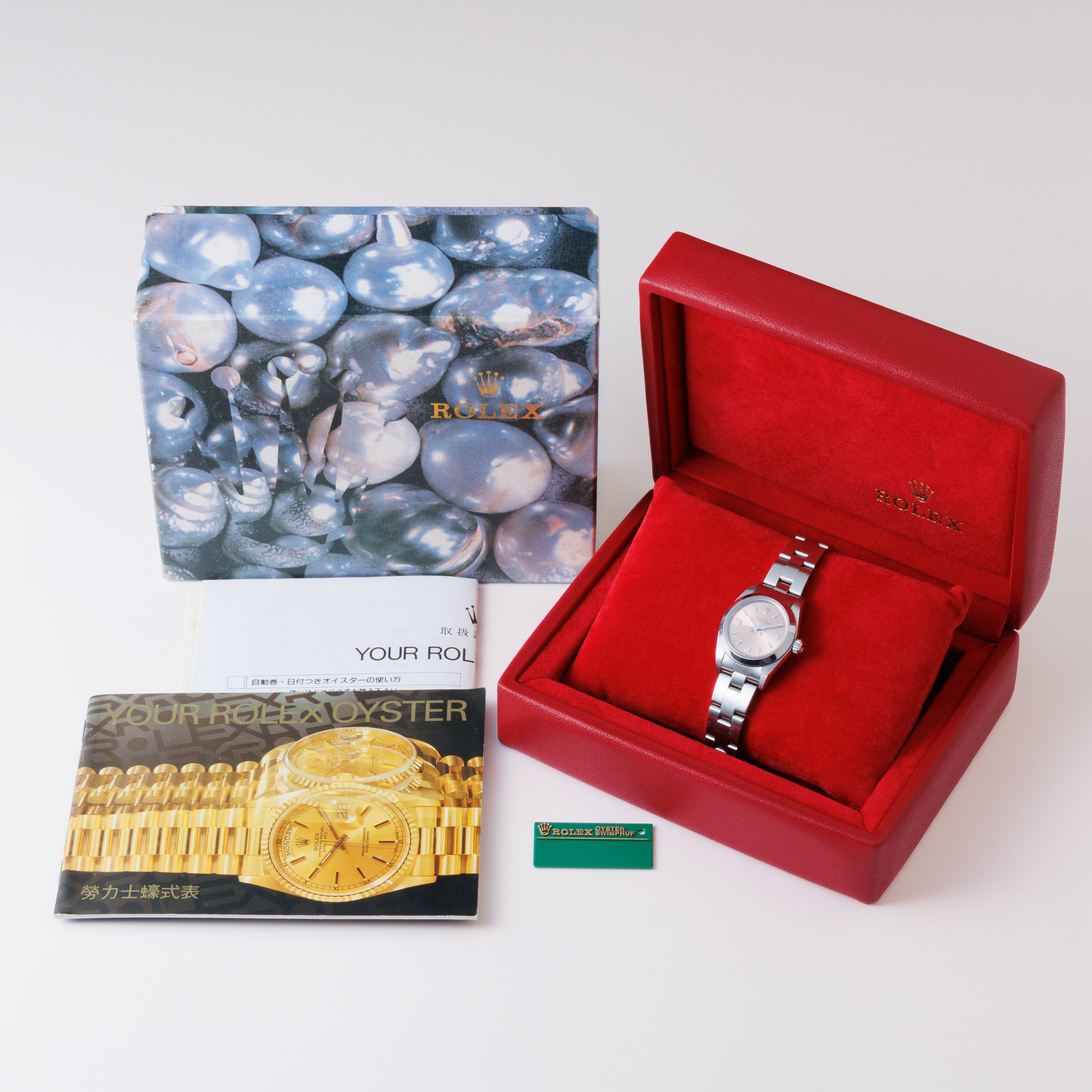 ロレックス レディース オイスターパーペチュアル 1999年製 Ref.76080 箱、冊子、タグ付き