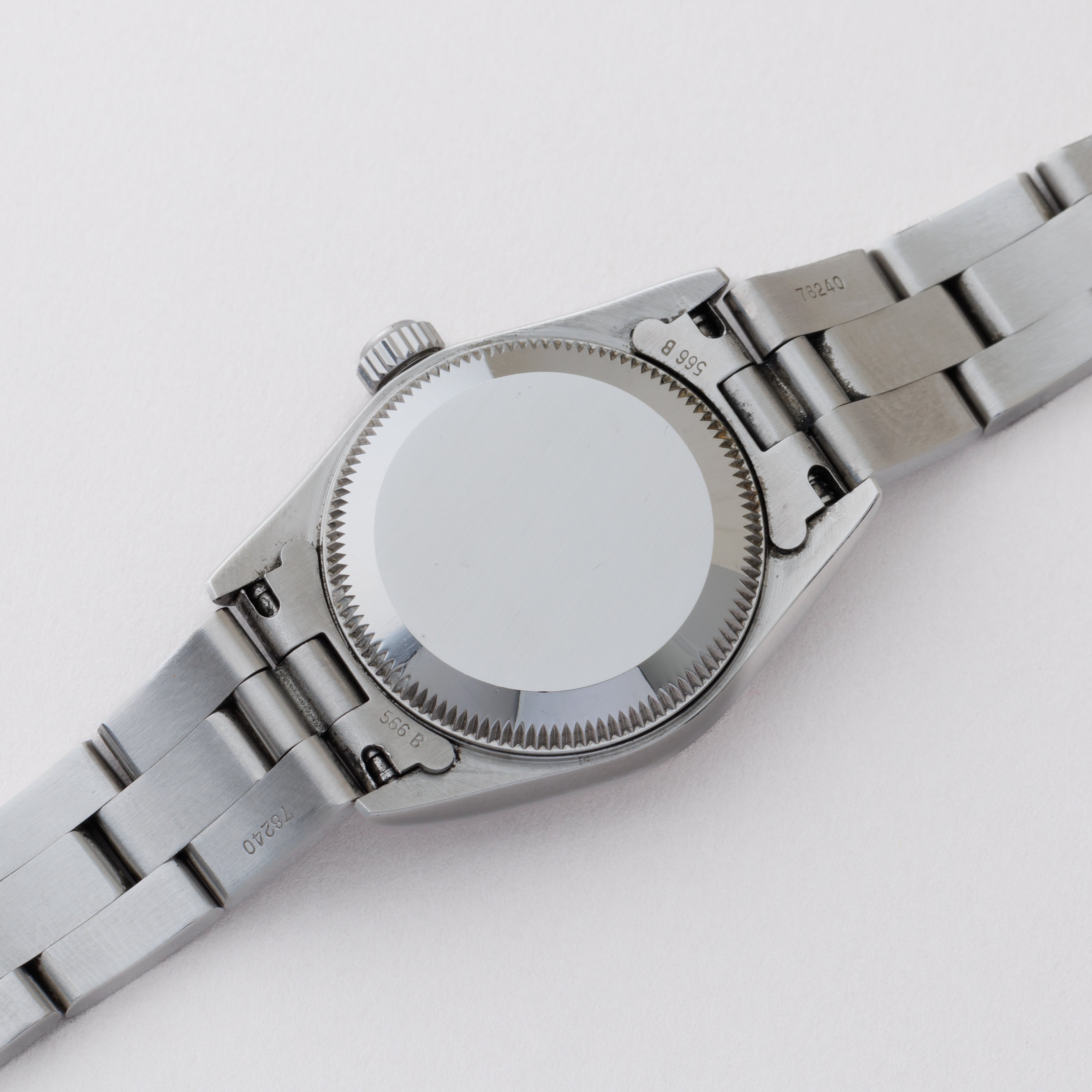 ロレックス レディース オイスターパーペチュアル 1999年製 Ref.76080 箱、冊子、タグ付き