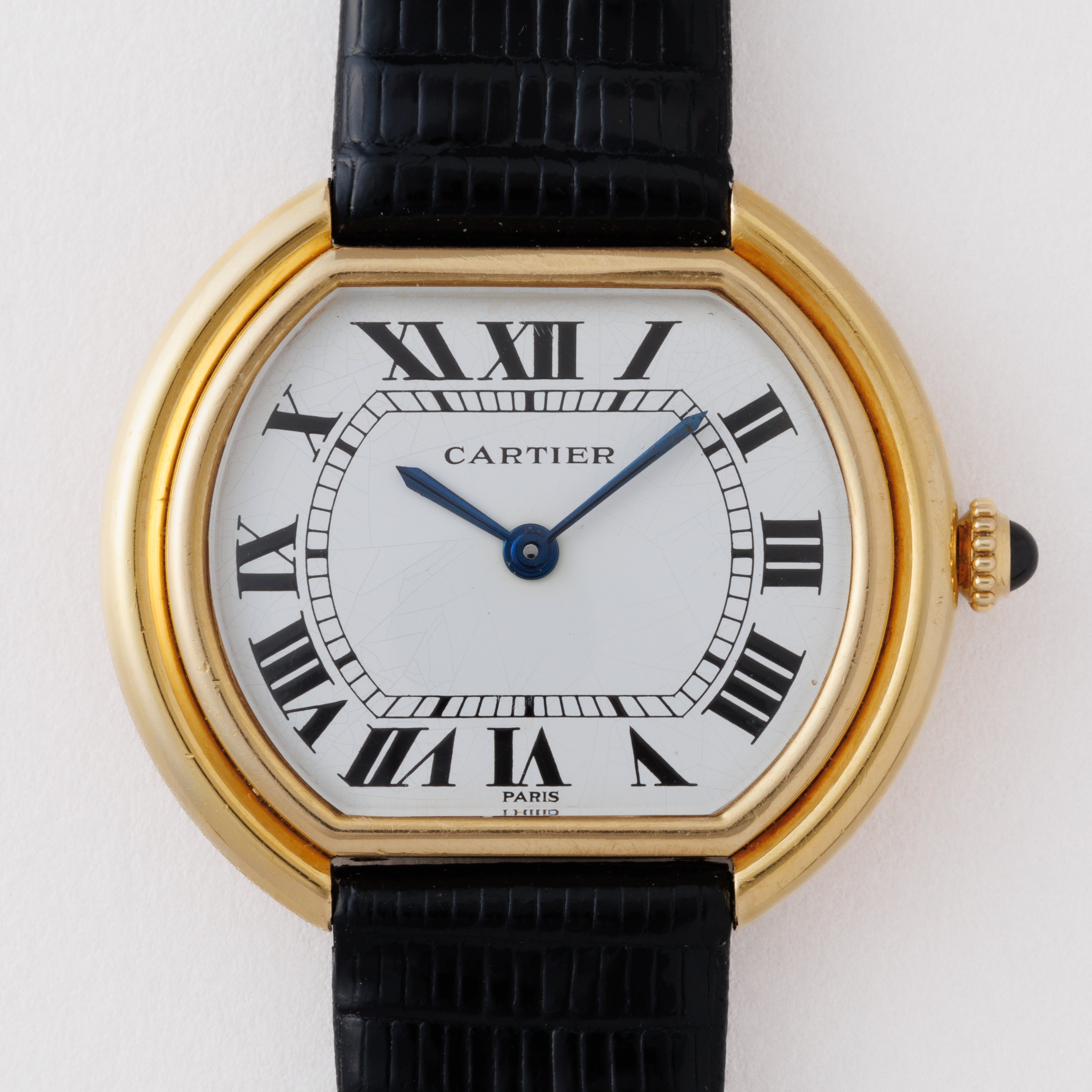 カルティエ エリプス 1970年代製 Ref.78091 LMサイズ 18金イエローゴールド