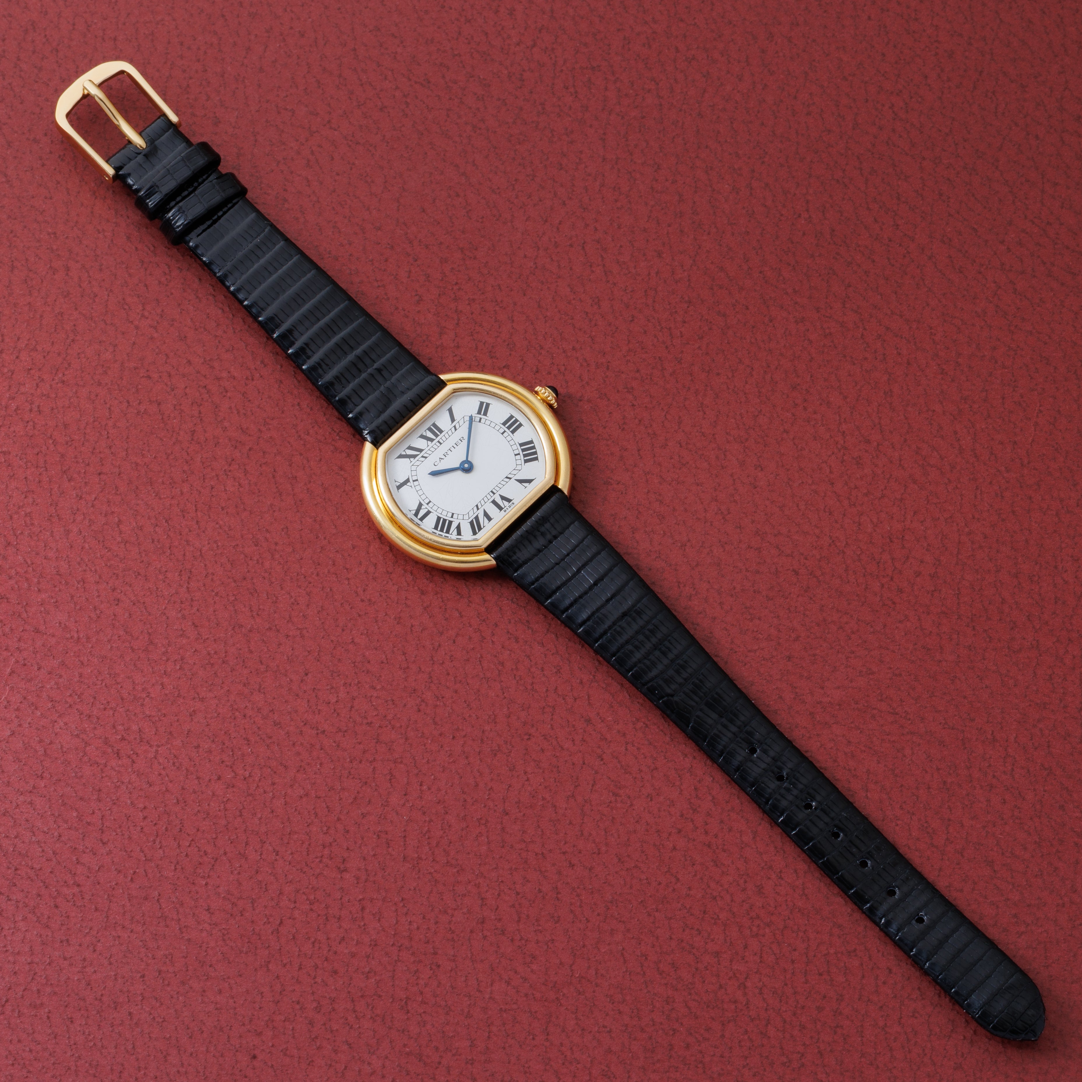 カルティエ エリプス 1970年代製 Ref.78091 LMサイズ 18金イエローゴールド