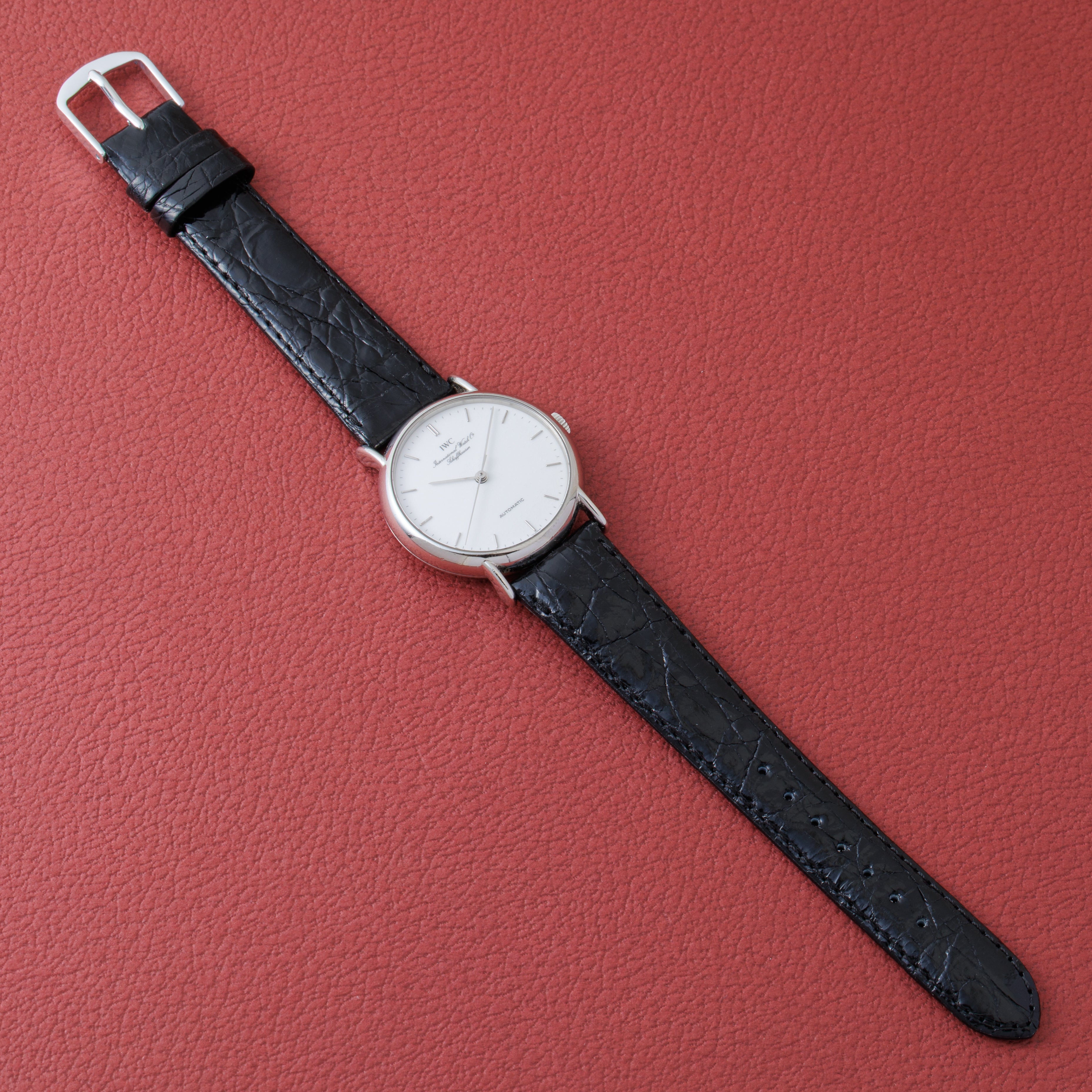 IWC ポートフィノ ノンデイト 1991年製 自動巻 ホワイトエナメルダイヤル