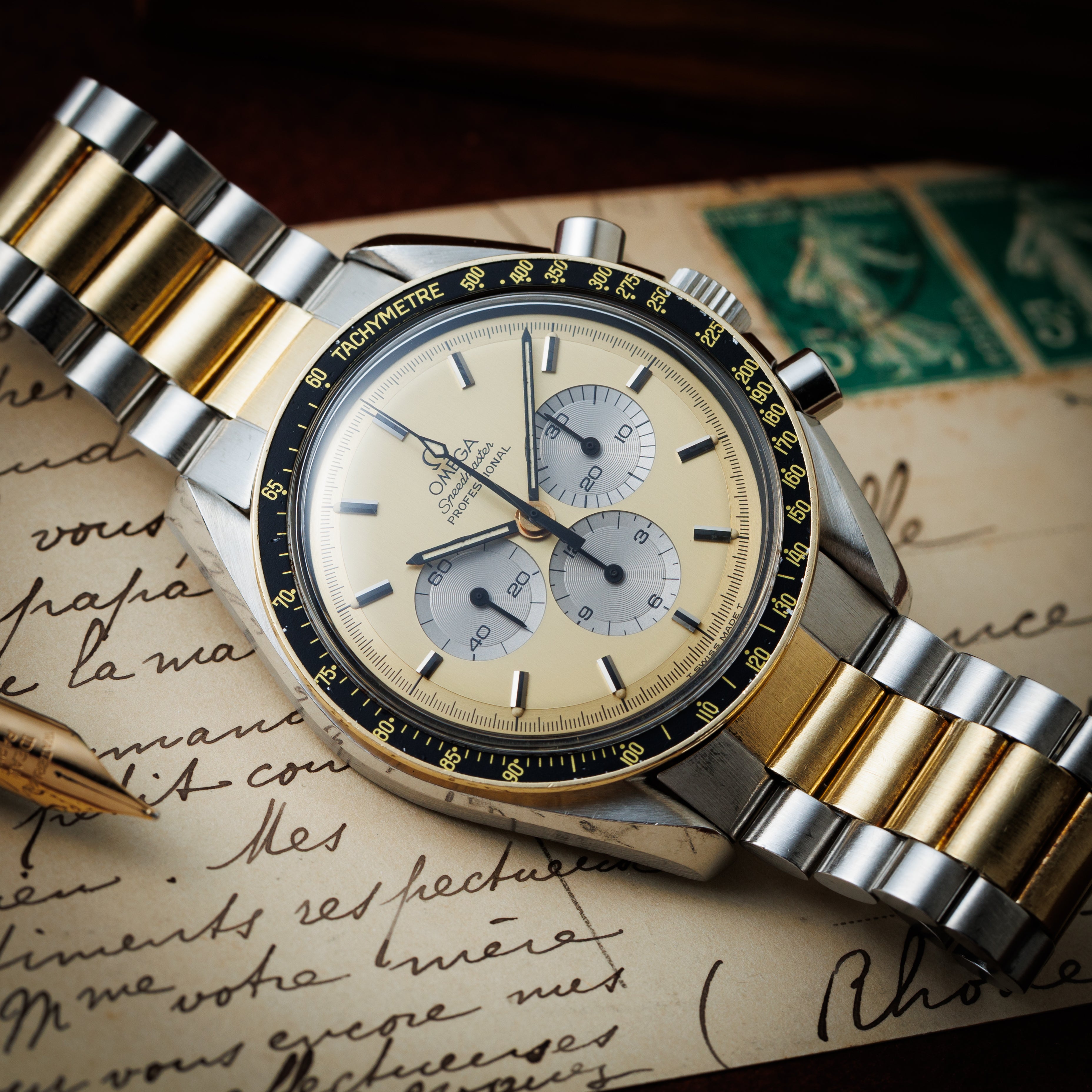 オメガ スピードマスター プロフェッショナル 希少コンビ 1984年製 Ref.DD145.0022 手巻きCal.861