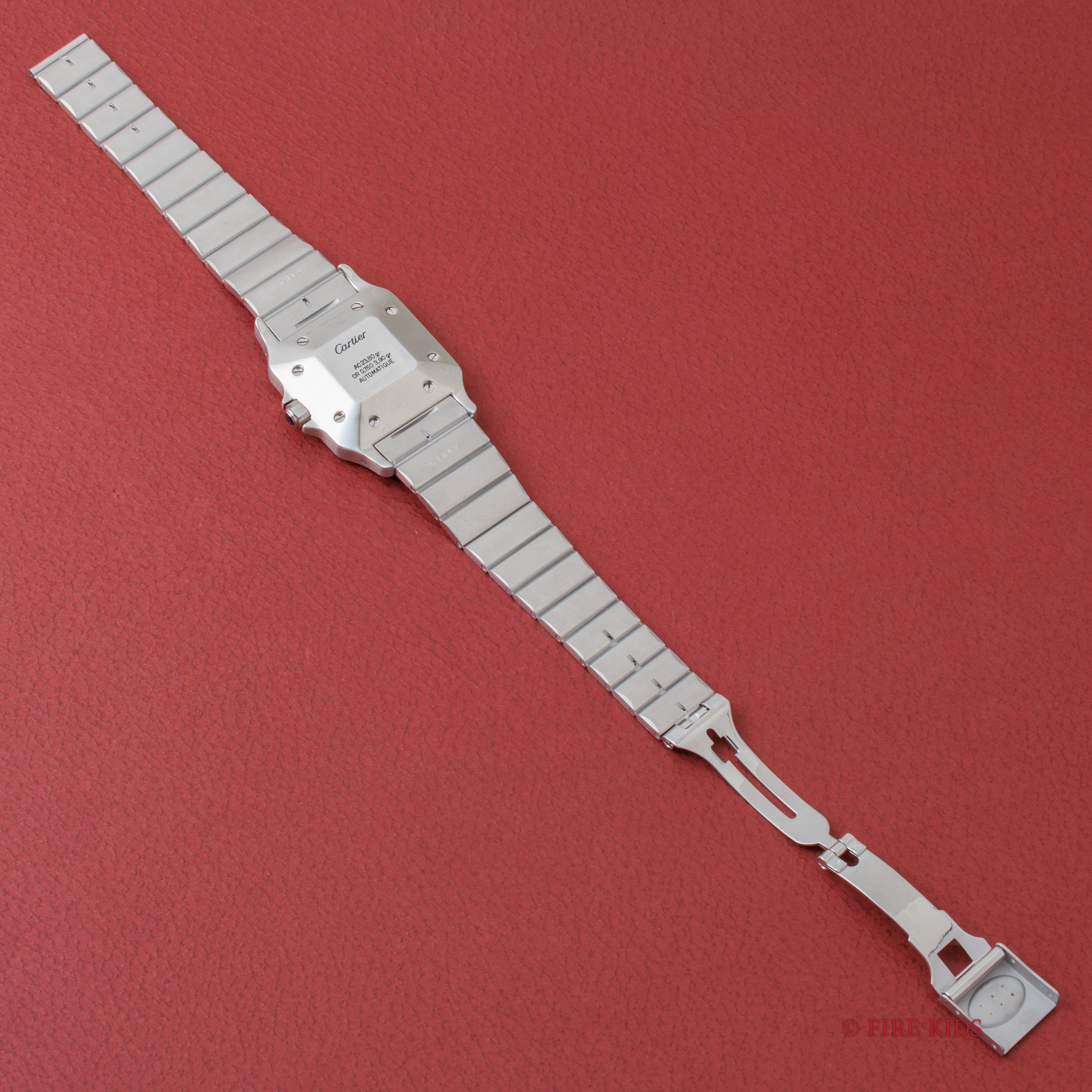 カルティエ サントス LMサイズ コンビ 自動巻き 1980年代製 ホワイトローマン