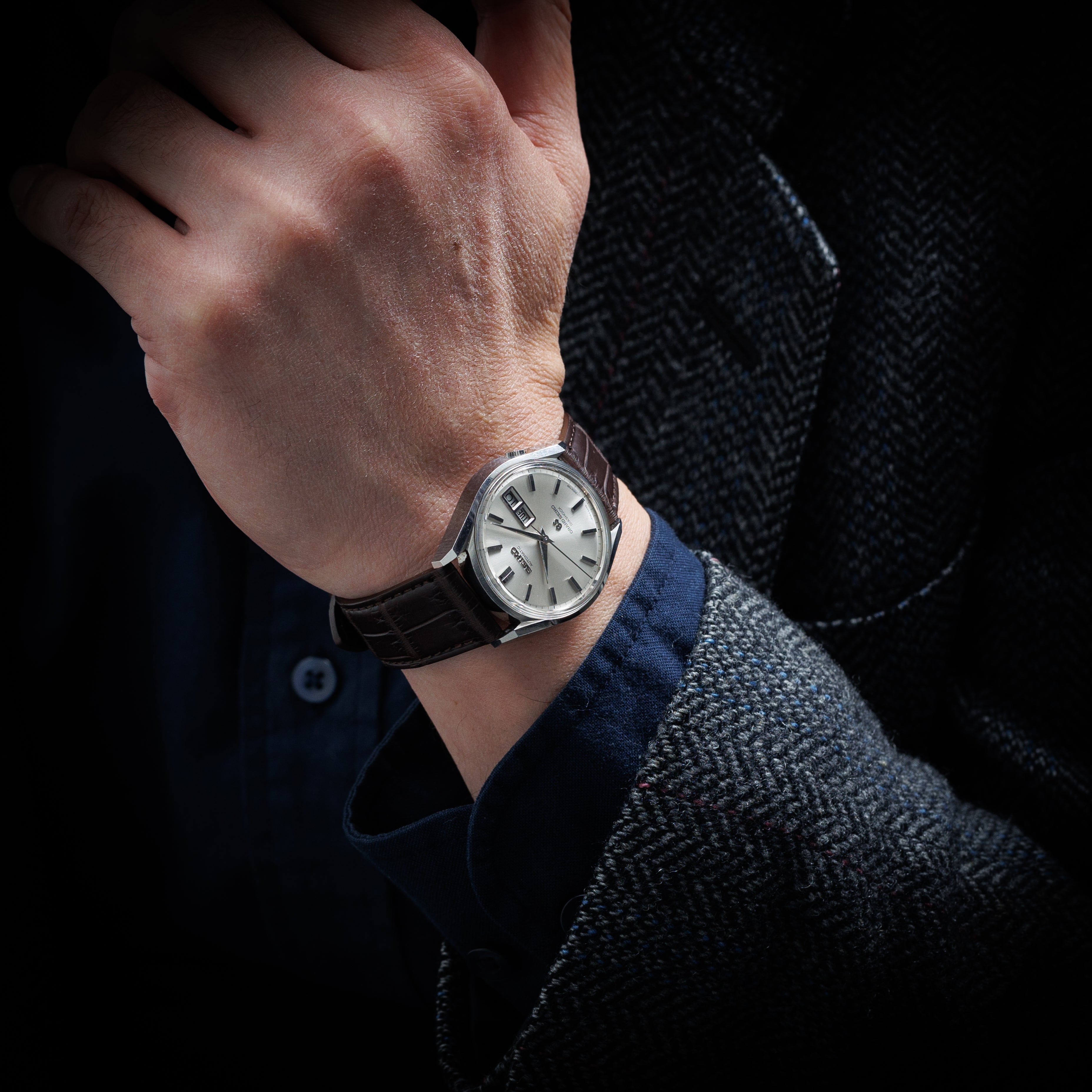 グランドセイコー 1967年製 Ref.6246-9001 62GS デイデイト ロービート自動巻き