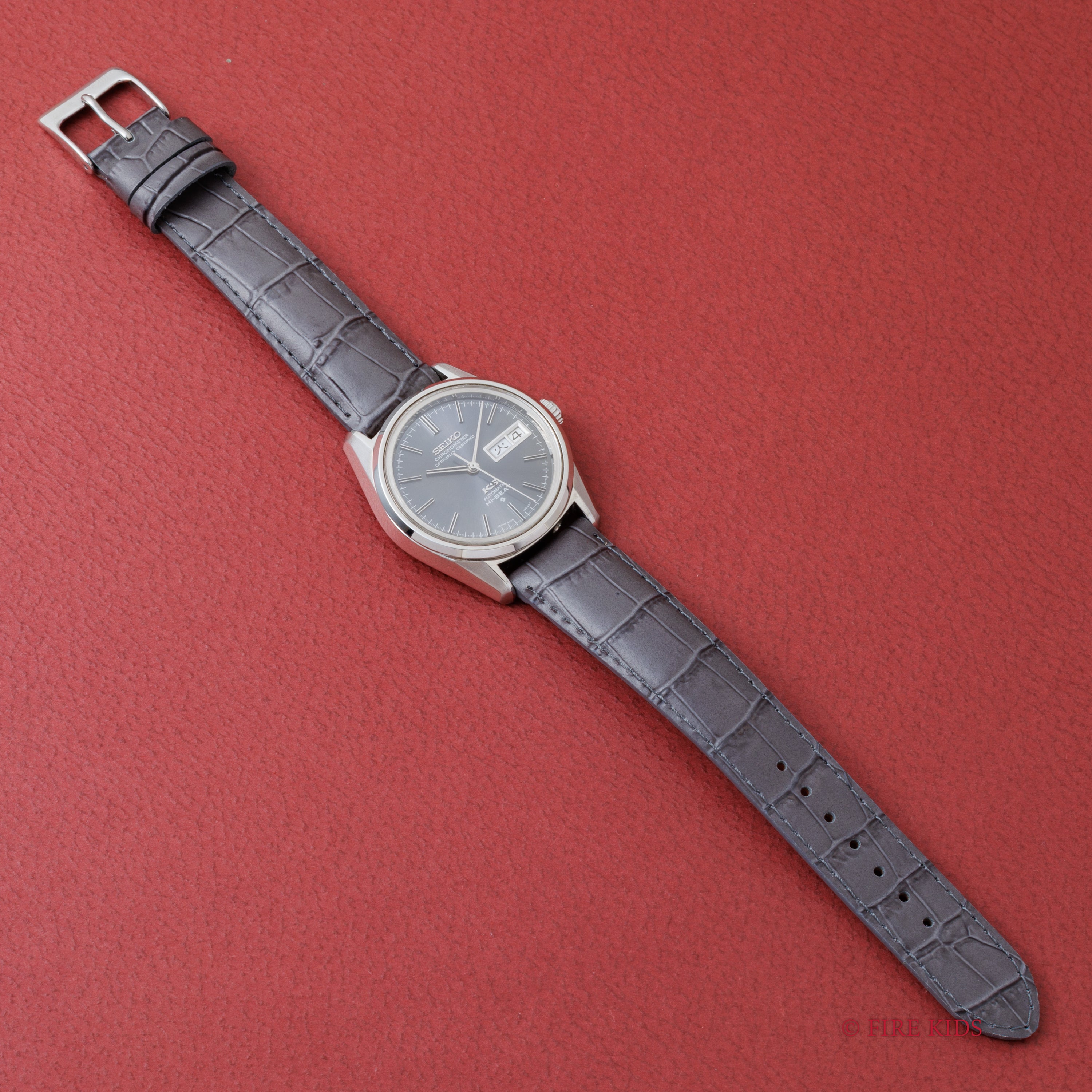 キングセイコー クロノメーター グレーダイヤル ハイビート 自動巻き 1971年製 Ref.5626-7040 56KS