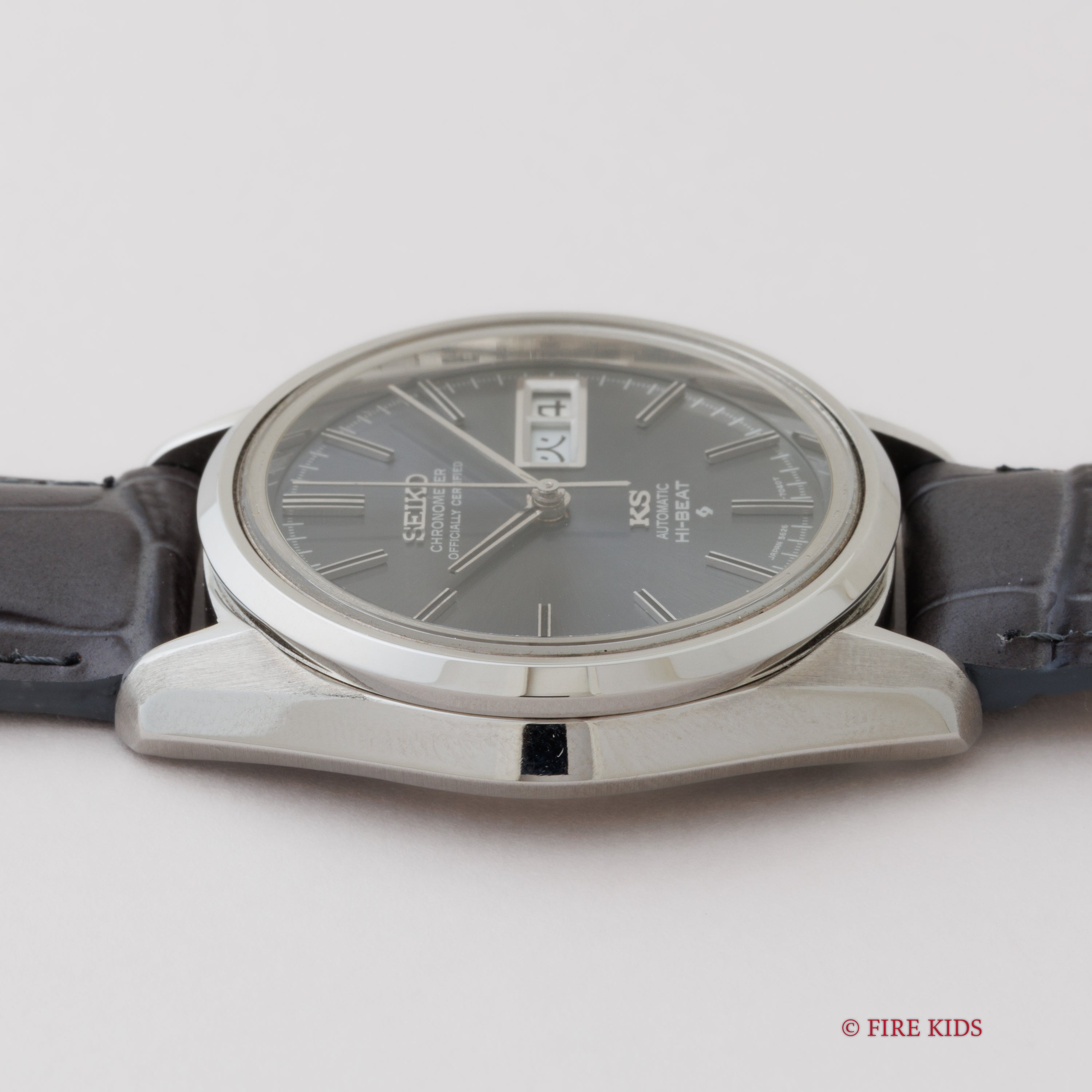 キングセイコー クロノメーター グレーダイヤル ハイビート 自動巻き 1971年製 Ref.5626-7040 56KS