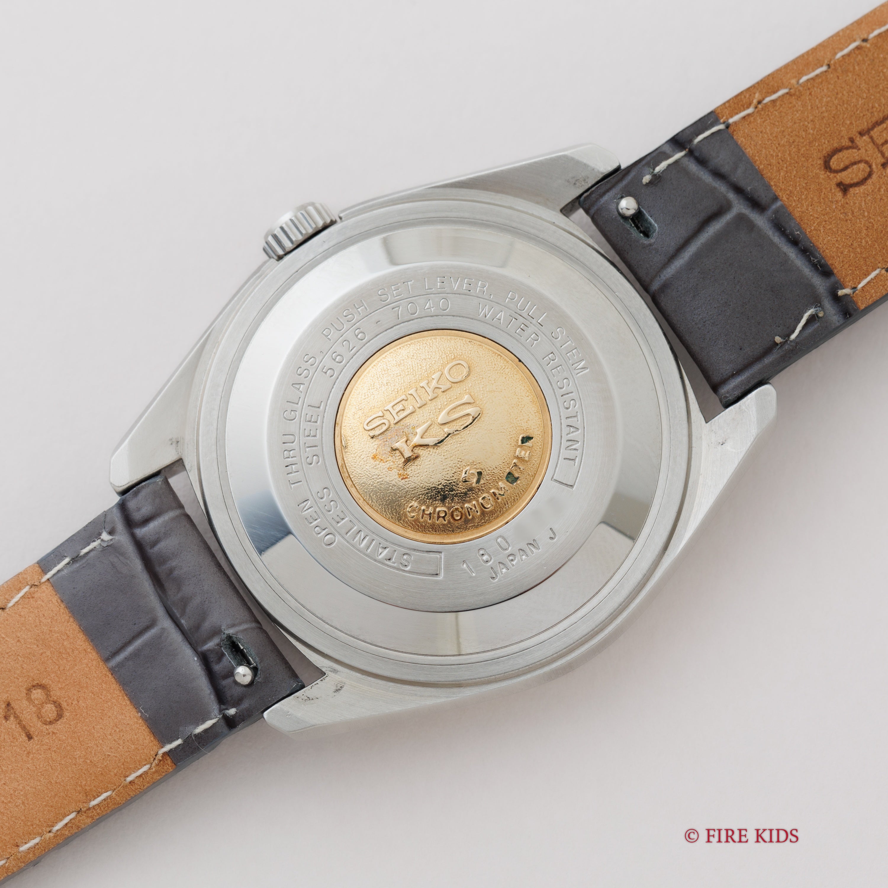 キングセイコー クロノメーター グレーダイヤル ハイビート 自動巻き 1971年製 Ref.5626-7040 56KS