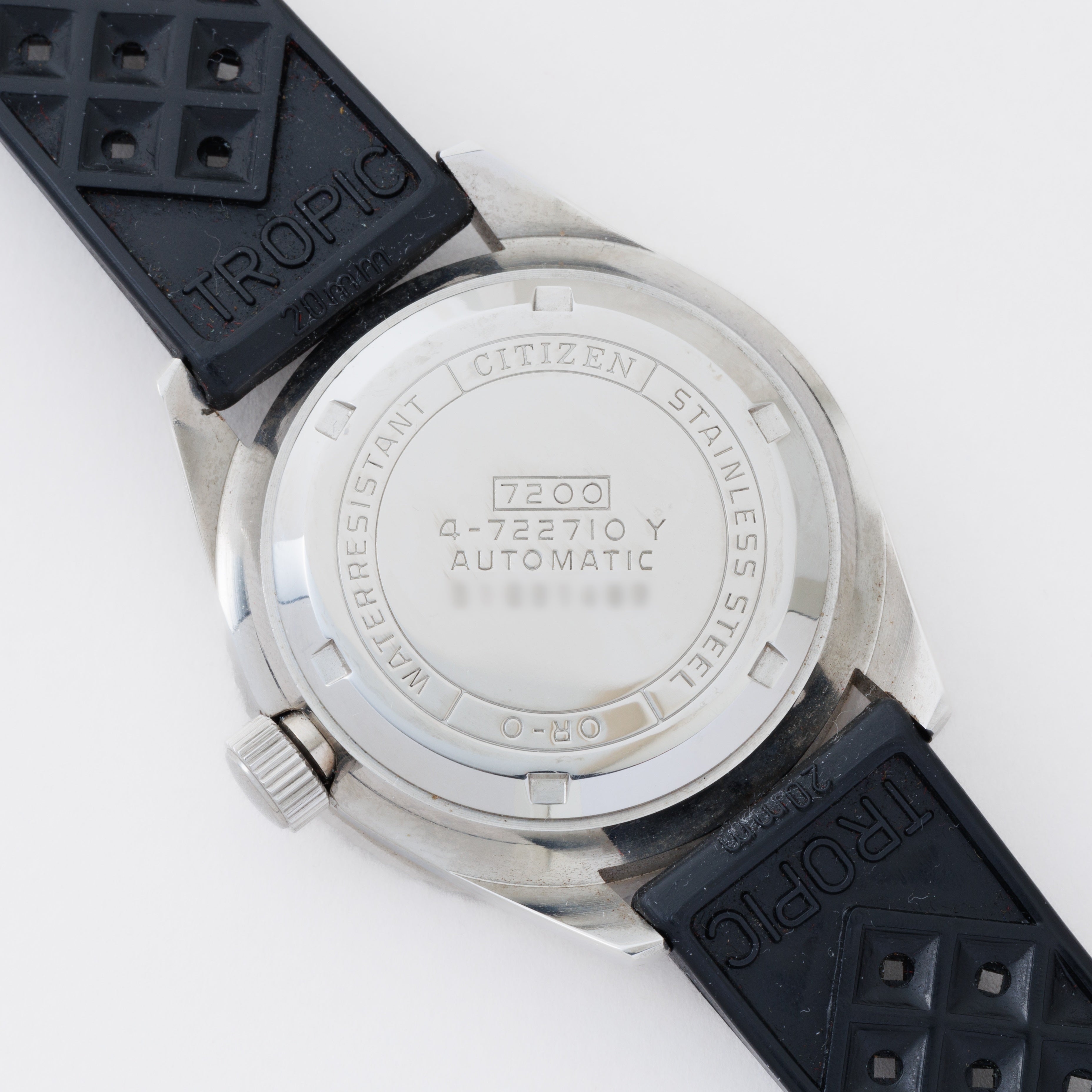 シチズン レオパール ダイバー 1973年製 Ref.4-722710-Y オリジナルトロピックベルト