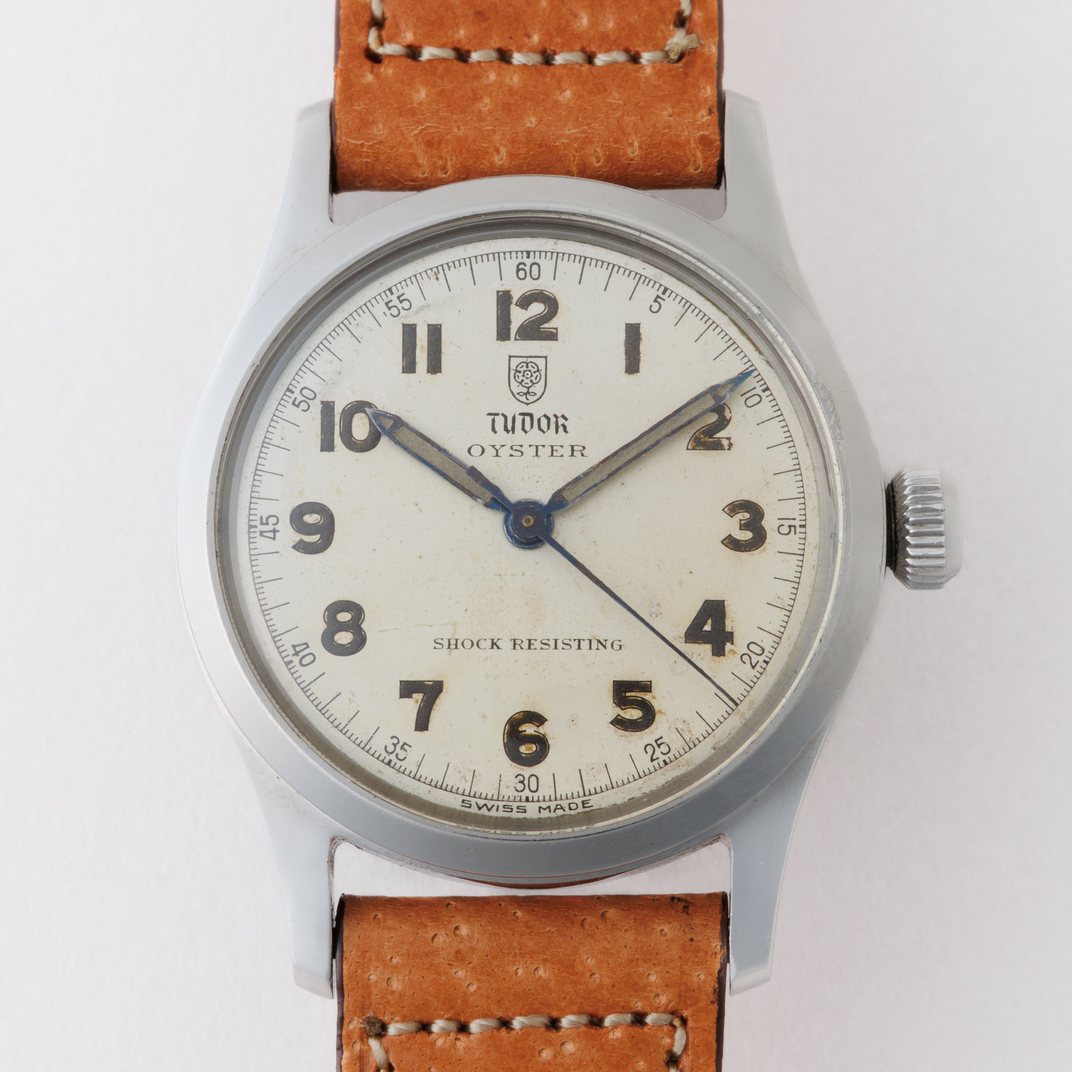 チューダー オイスター 盾薔薇 アラビアダイアル 手巻き 1945年製 Ref.4453