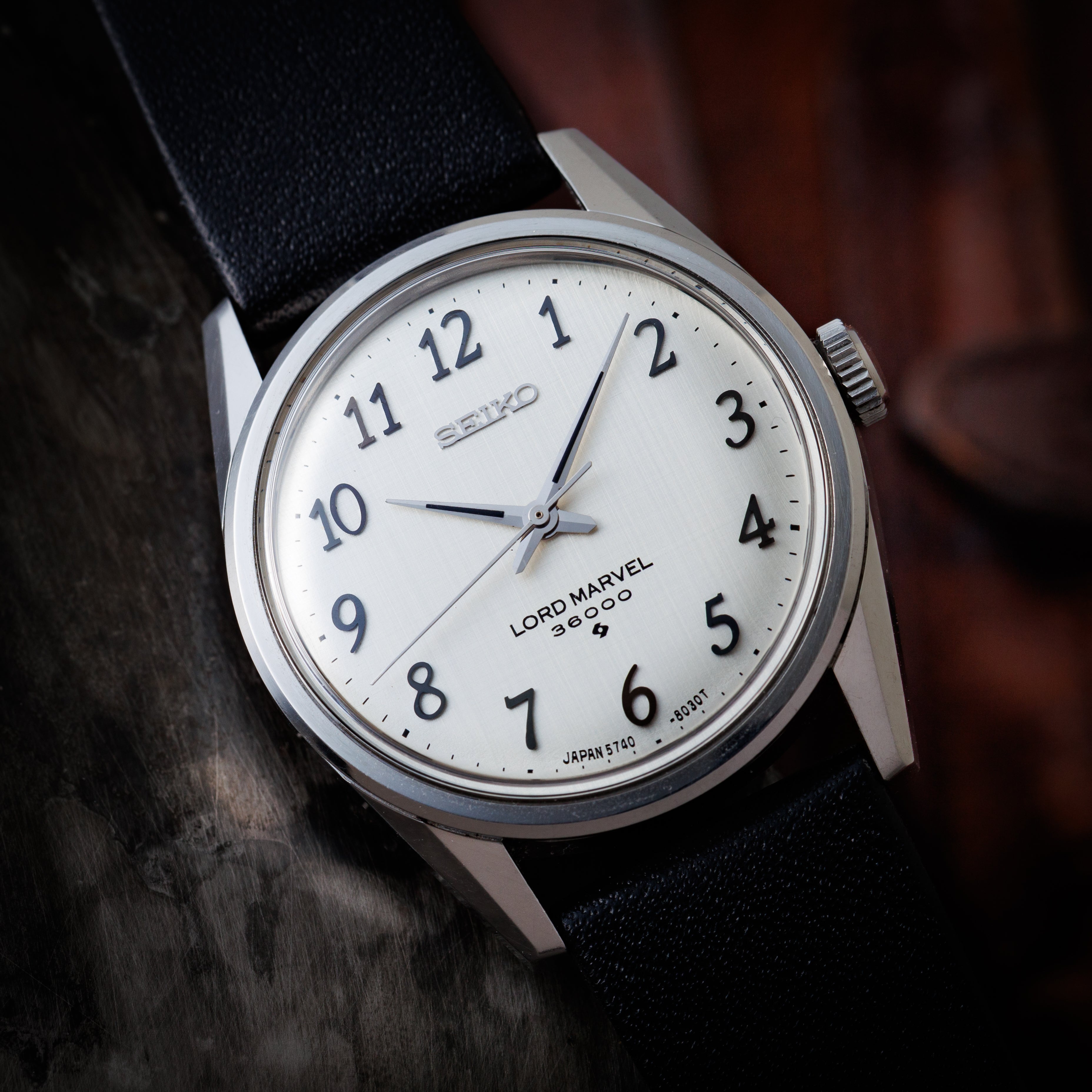 セイコー ロードマーベル 36000 全アラビアダイヤル 1969年製 10振動 手巻き Ref.5740-8000