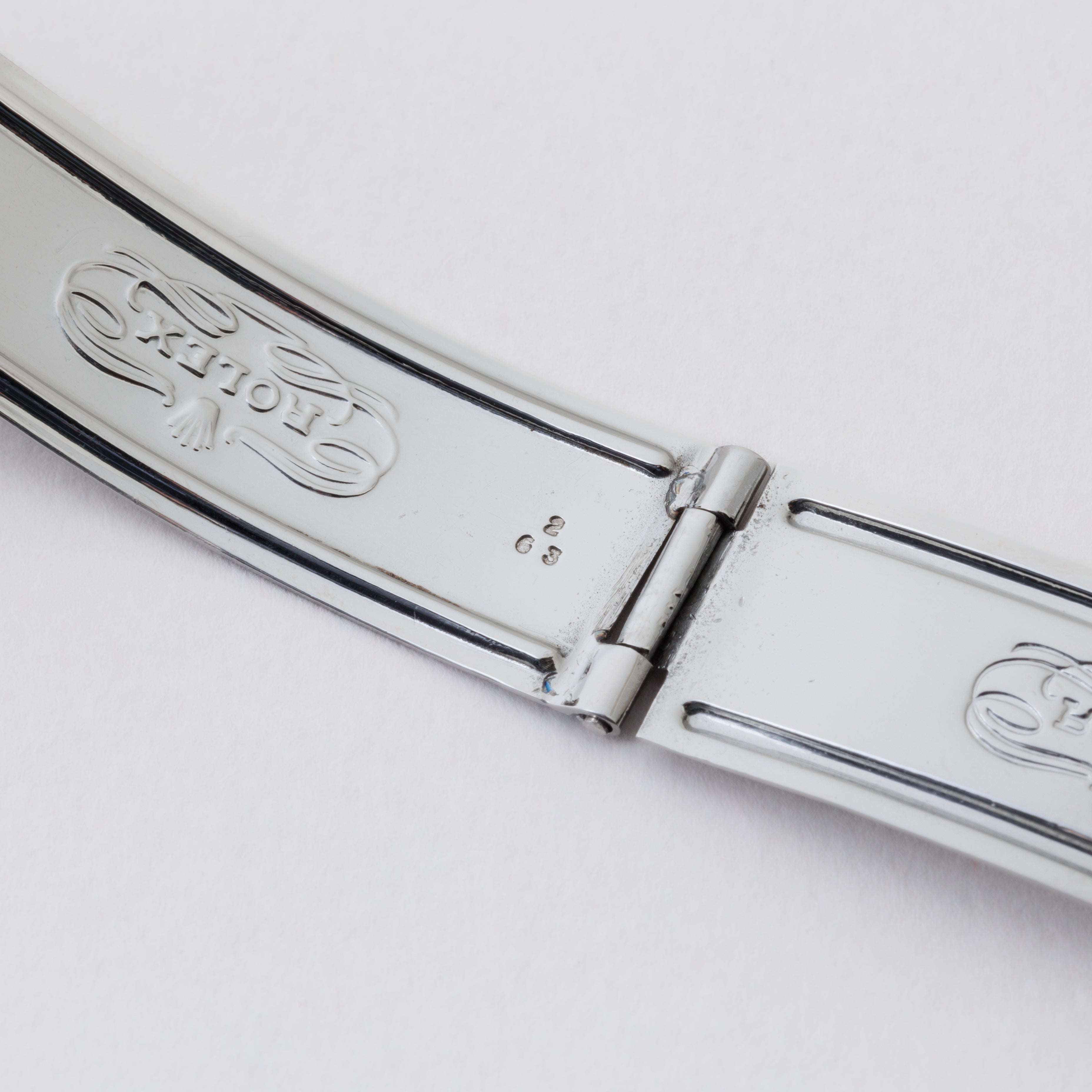 ロレックス 1961年製 オイスターパーペチュアルデイト Ref.1500 ドーフィンハンド 純正リベットブレス