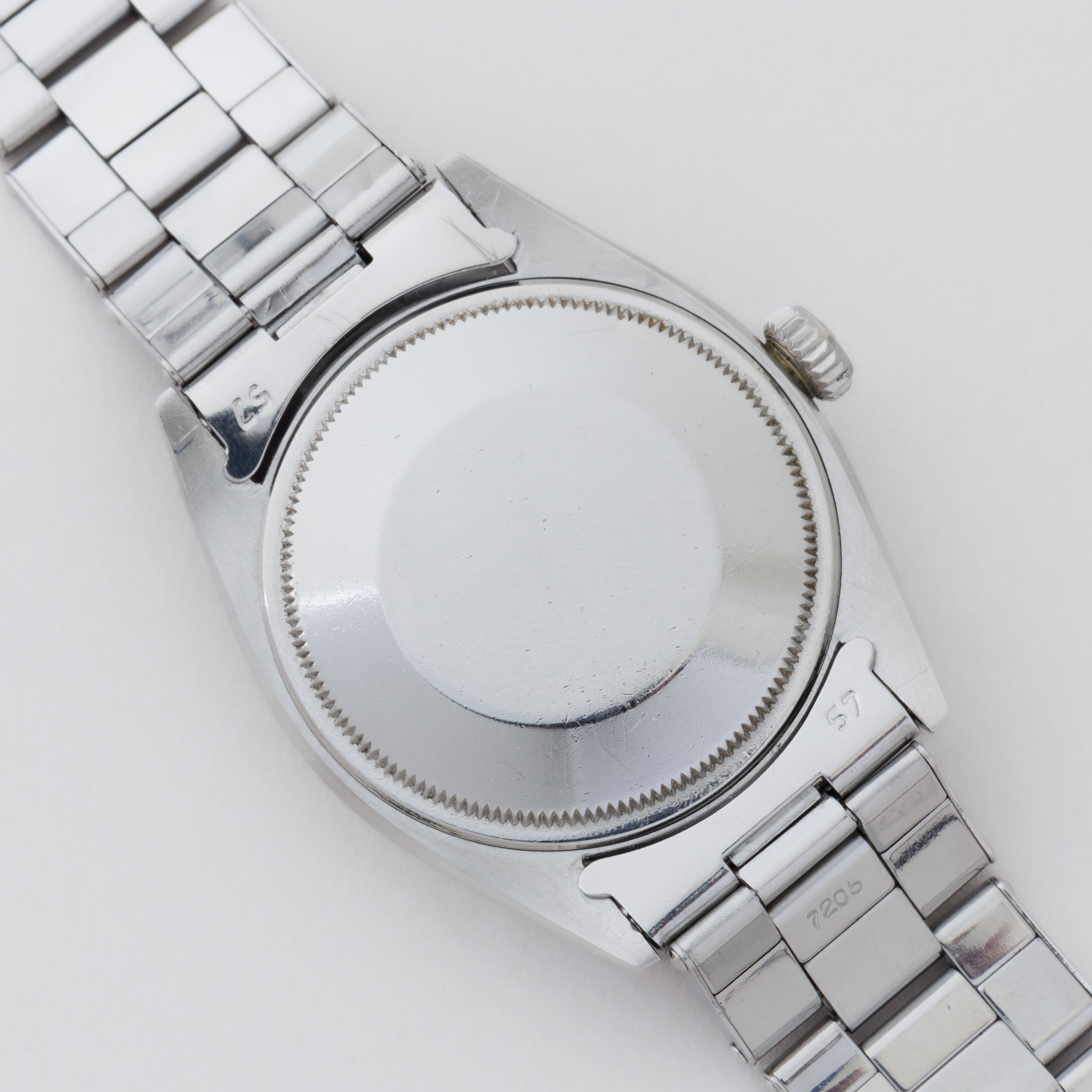 ロレックス 1961年製 オイスターパーペチュアルデイト Ref.1500 ドーフィンハンド 純正リベットブレス