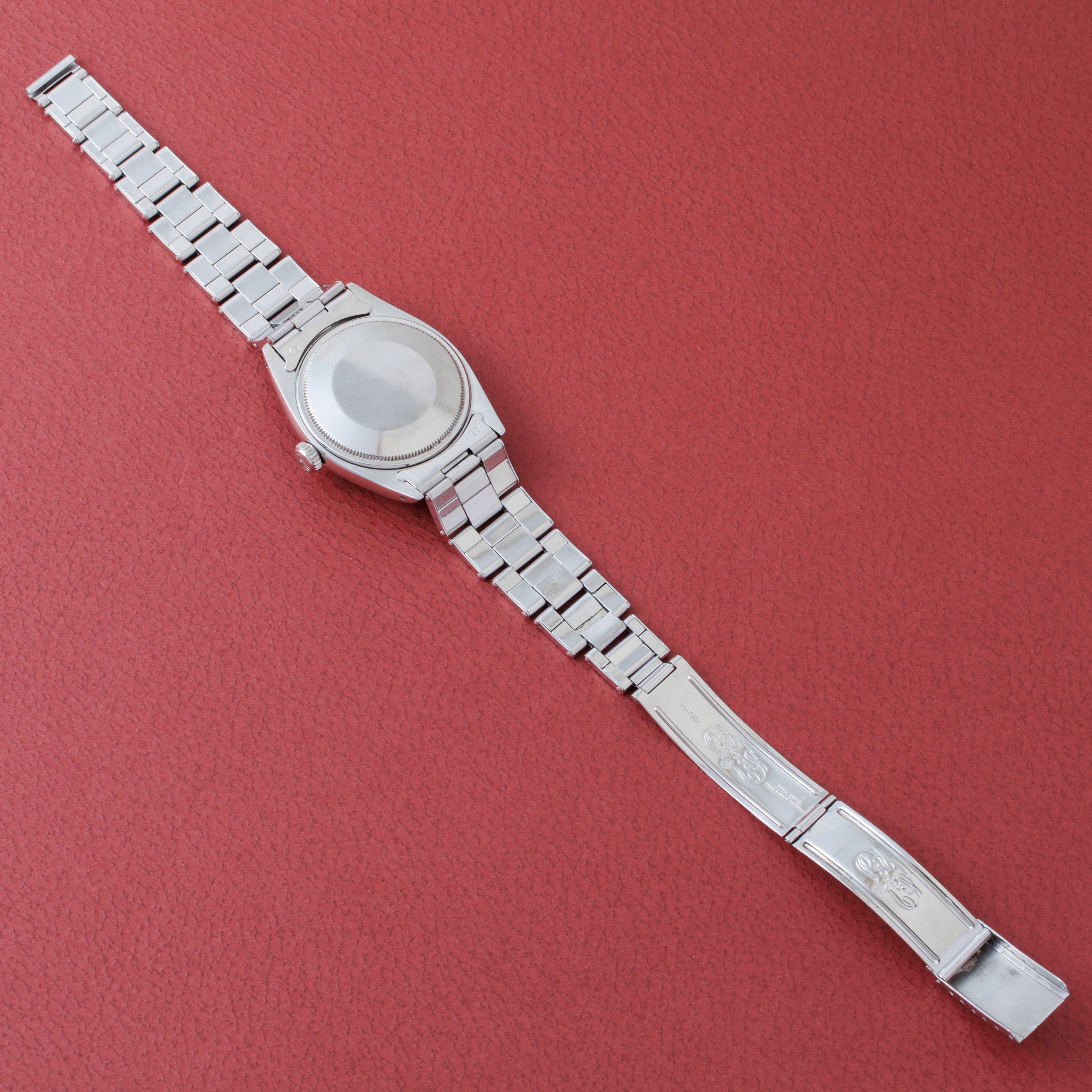 ロレックス 1961年製 オイスターパーペチュアルデイト Ref.1500 ドーフィンハンド 純正リベットブレス