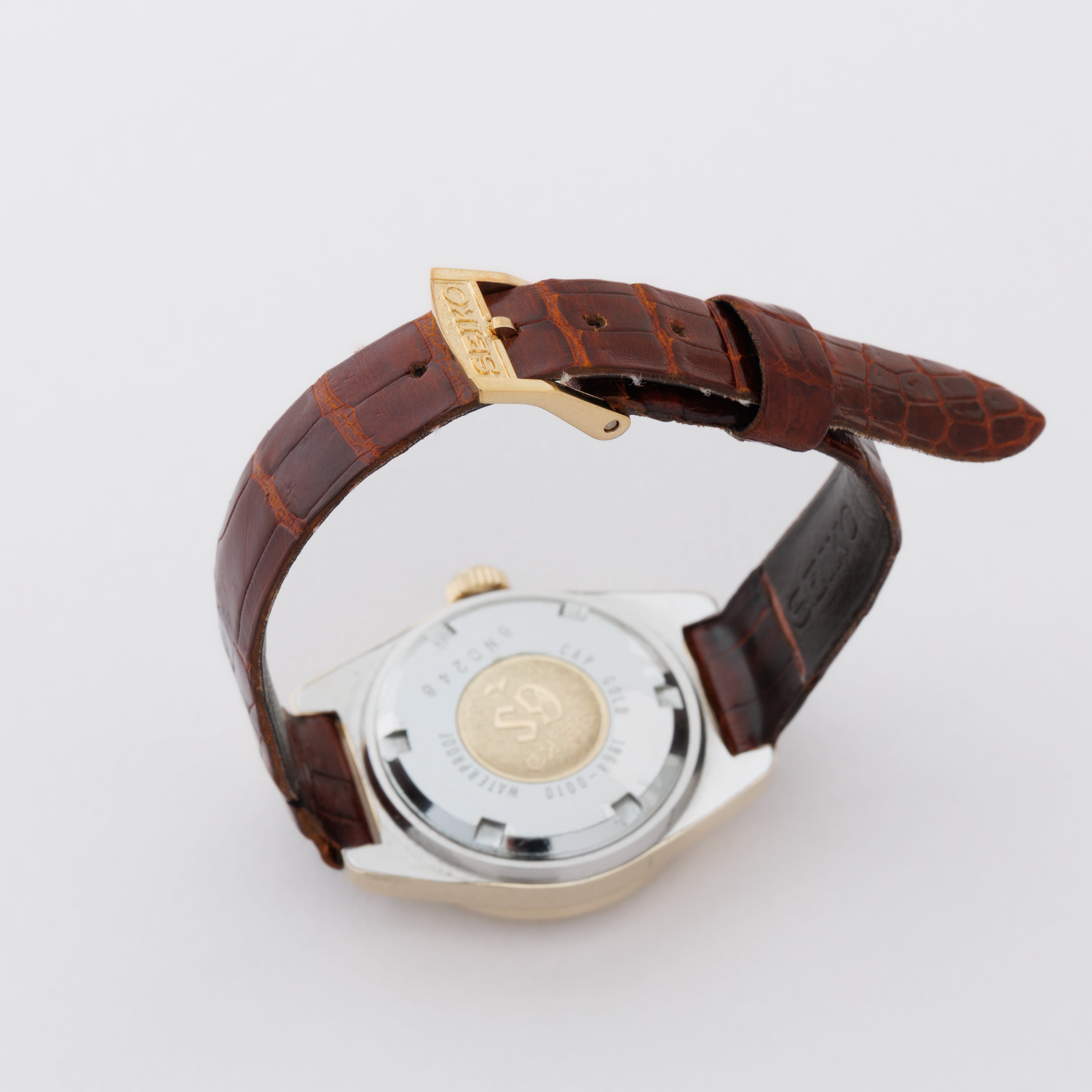 グランドセイコー レディース CAPゴールド 1968年製 手巻き10振動 Ref.1964-0010 純正尾錠付き